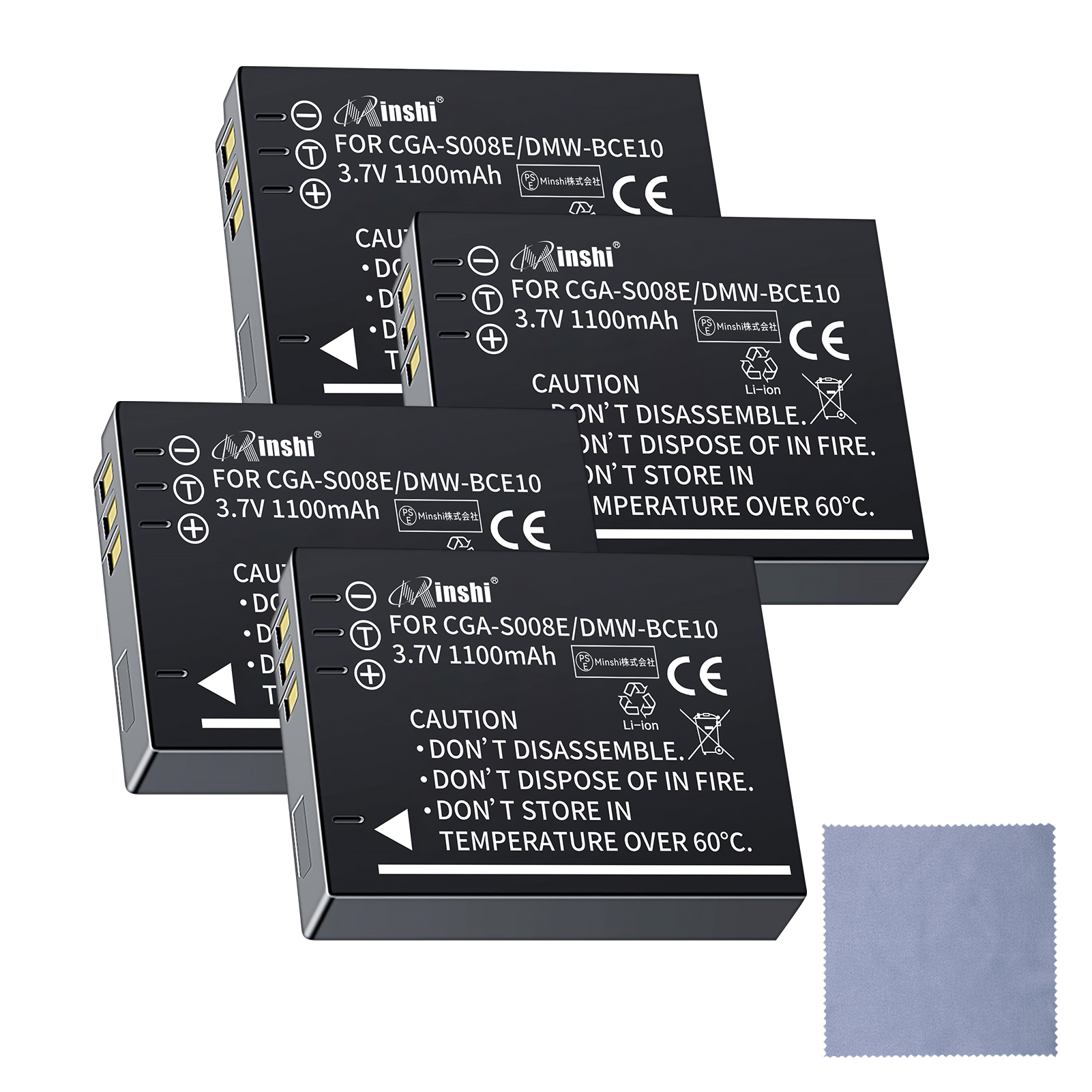 4ĥå&amp;ۡաminshi Panasonic DMC-FX500 DMC-FX30 1100mAh 3.7VPSEǧ ʼ DMW-BCE10 ѥХåƥ꡼