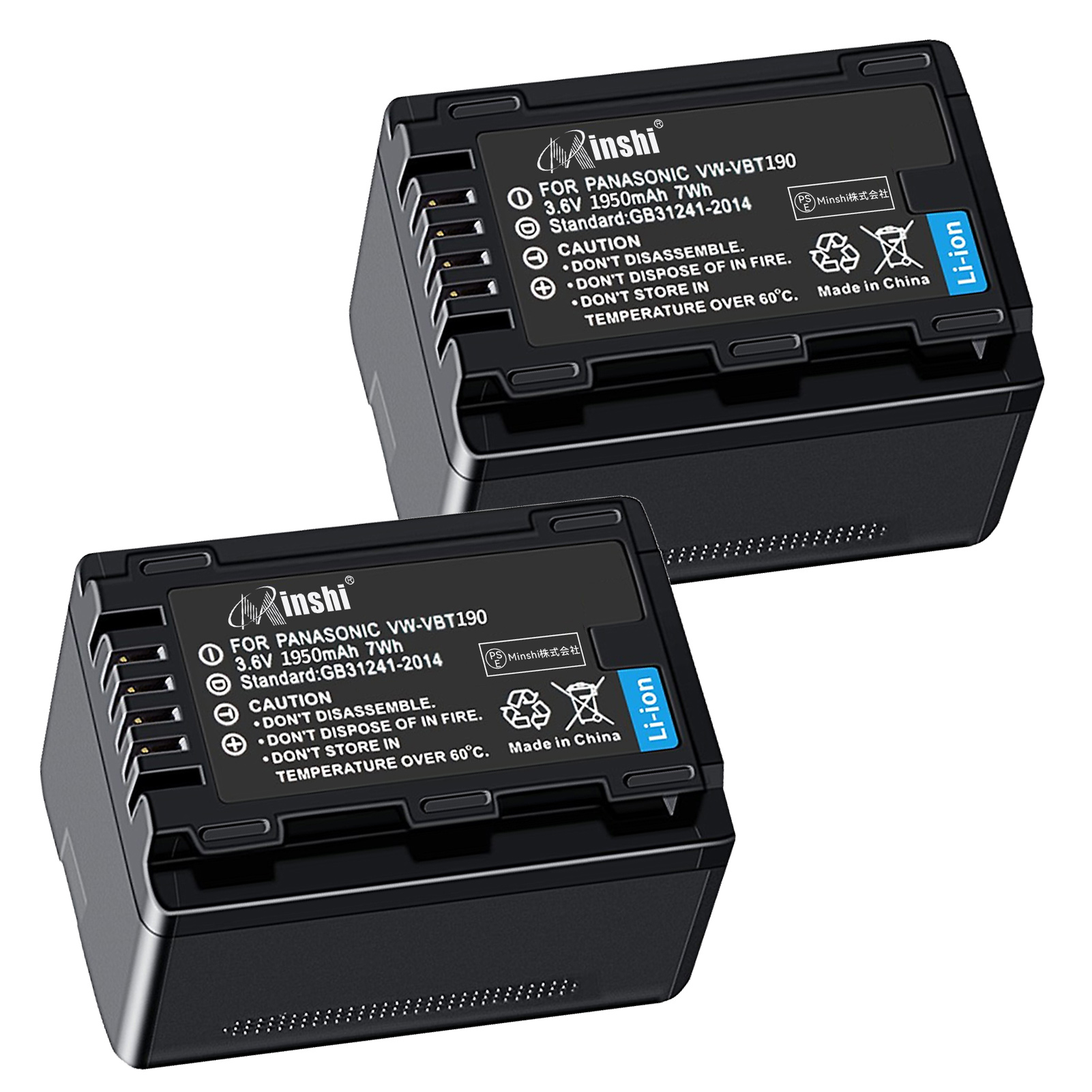 ڣĥåȡminshi Panasonic HC-W85M 0M HC-V620M 1950mAh 3.6V ʼѥХåƥ꡼