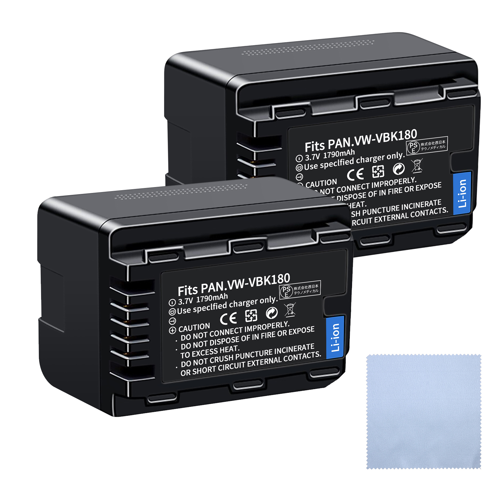 新品 PANASONIC HDC-TM70 互換バッテリー【1790mAh 3.7V】 1年