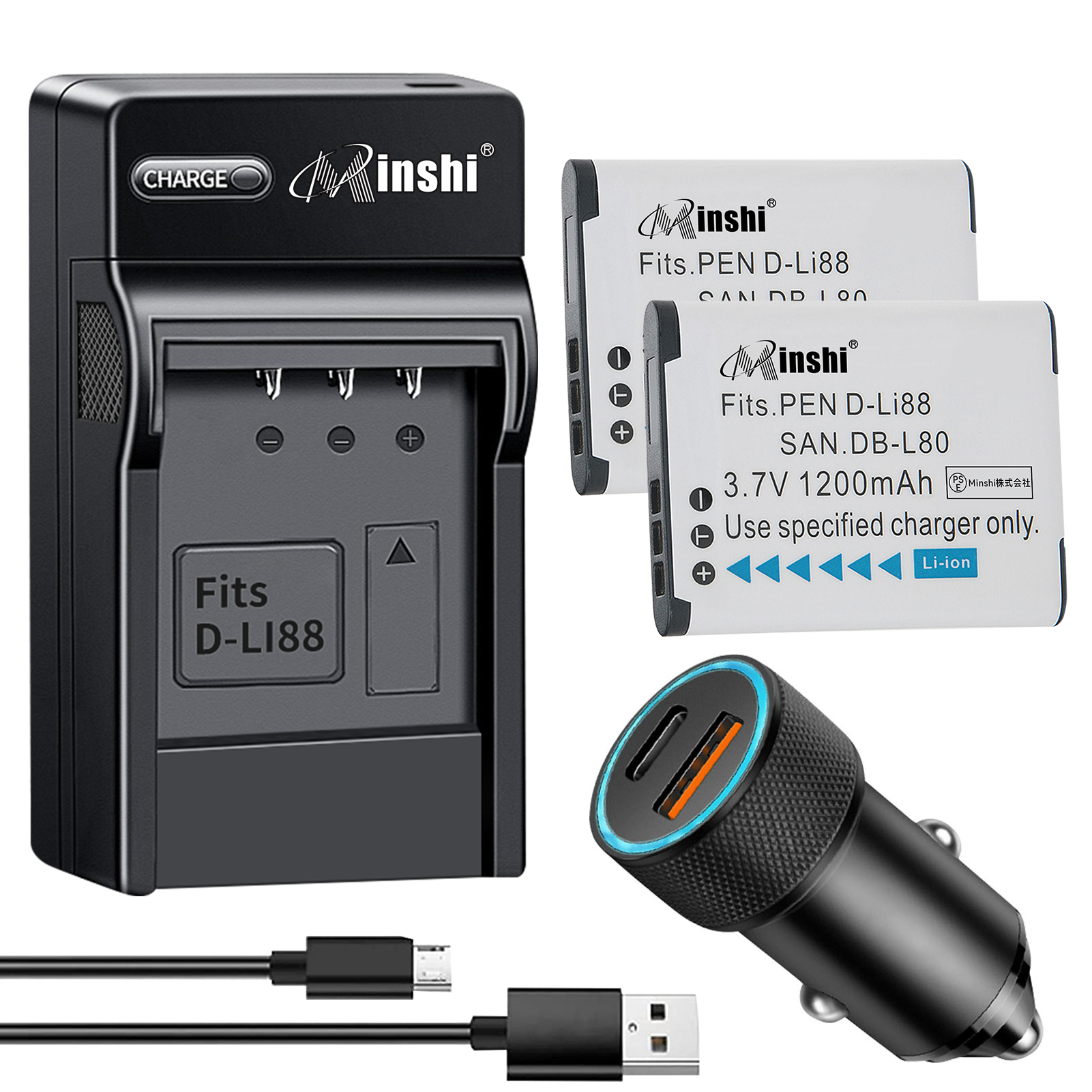  D-LI88 ߴХåƥ꡼1200mAh 3.7V 1ǯݾ ।Хåƥ꡼ ǥ륫 ǥ 