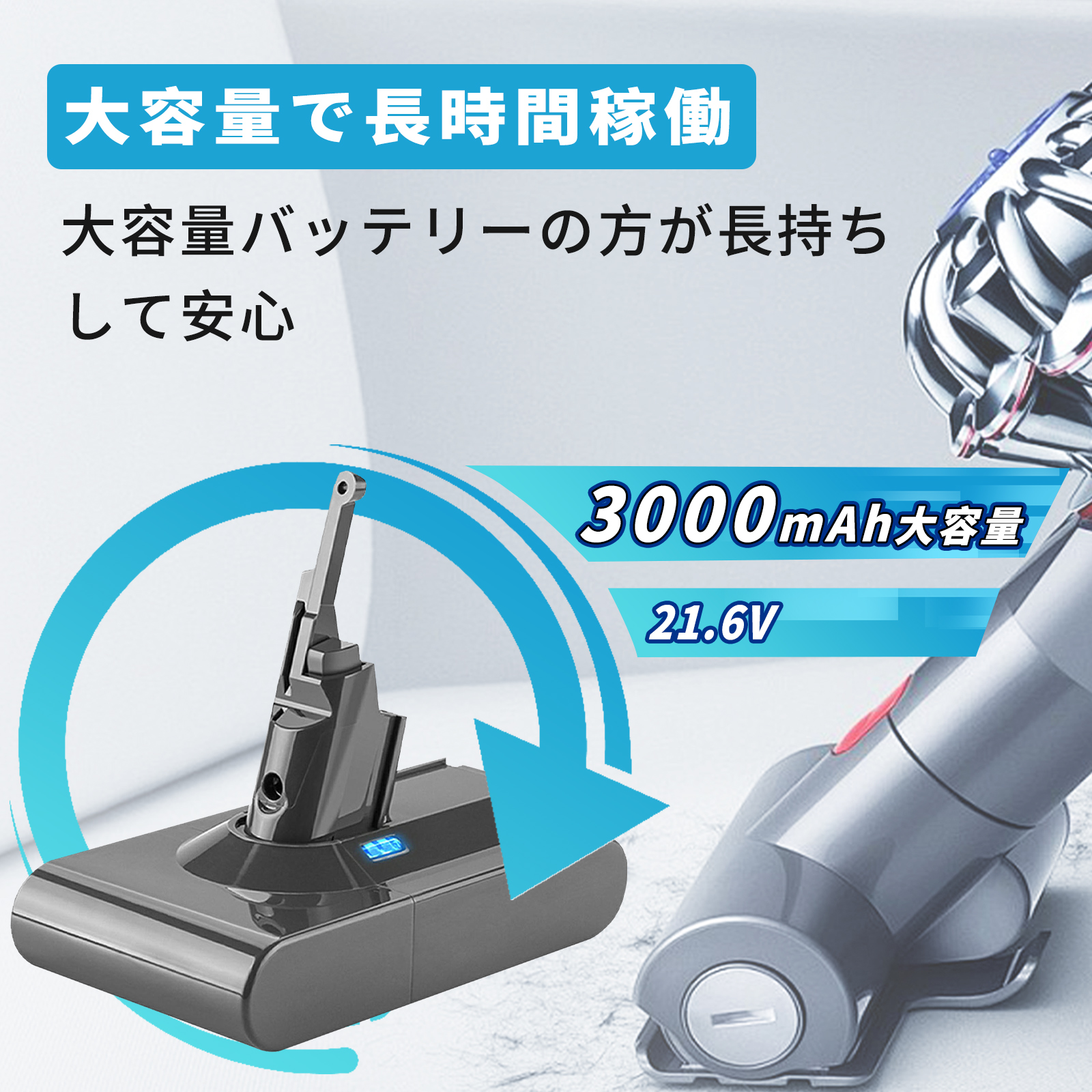 ダイソン V8 Animal バッテリー 30...の詳細画像2