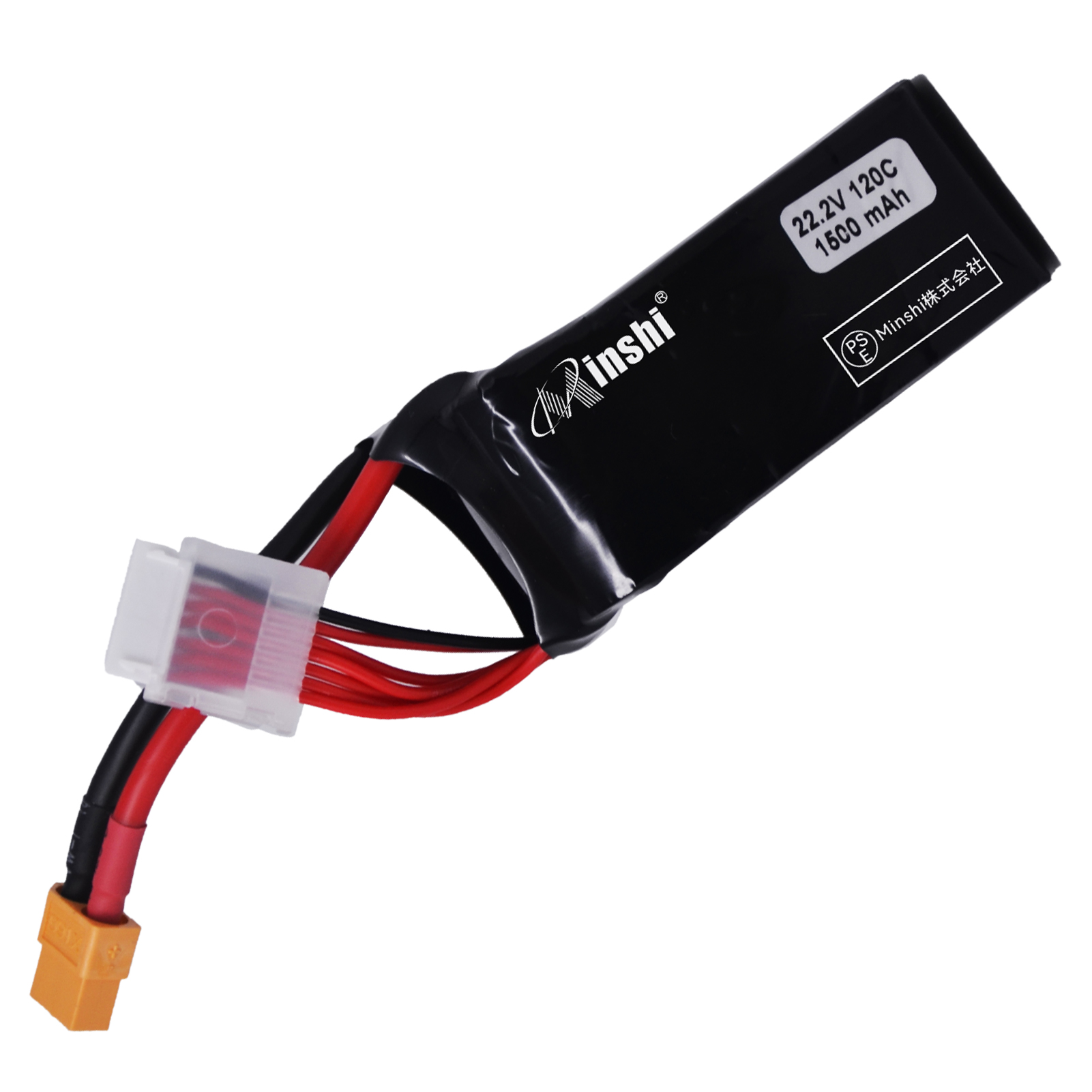 1年保証 22.2V 1500mAh 120C 70*50*30mm 互換リポバッテリーRCリポバッテリーRCカー用RCトラック用など