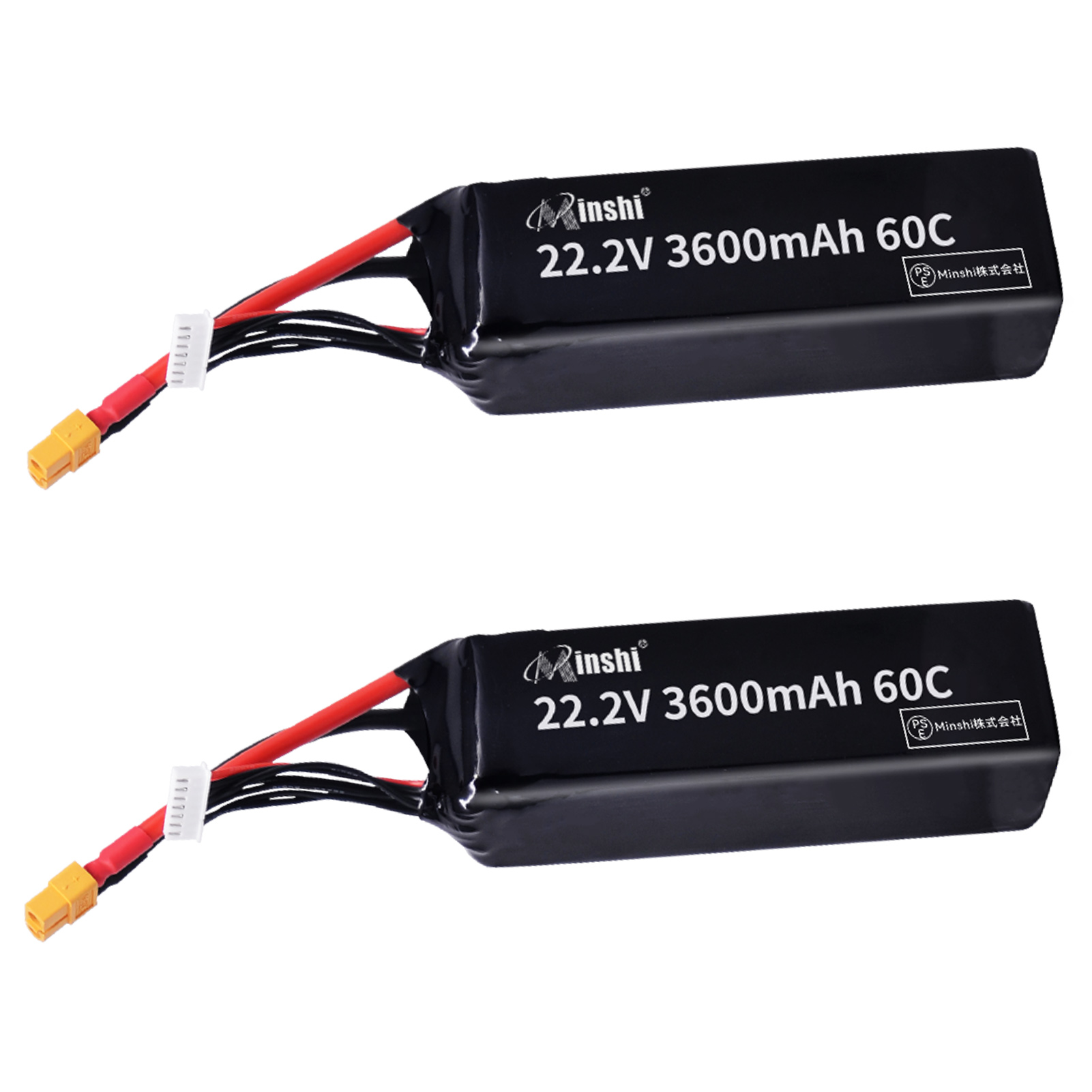 【1年保証】minshi XT60【3600mAh 22.2V】RCカー/レーシングカー多種類RCモデル互換用 高品質な互換バッテリー