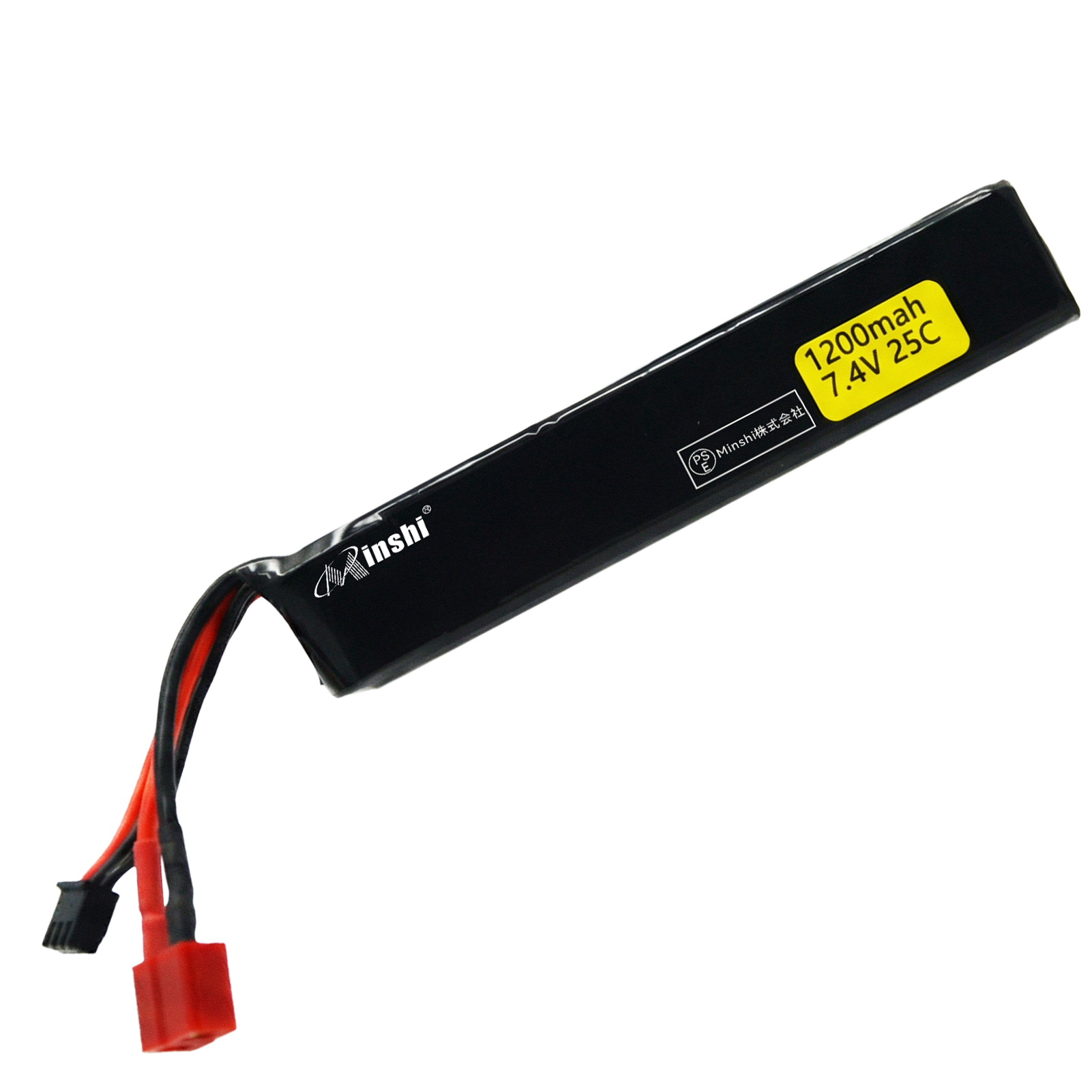 1年保証 7.4v/1,200mAh(25c/max35c) 17.5*18.5*93MM 互換リポバッテリーRCリポバッテリーRCカー用RCトラック用など