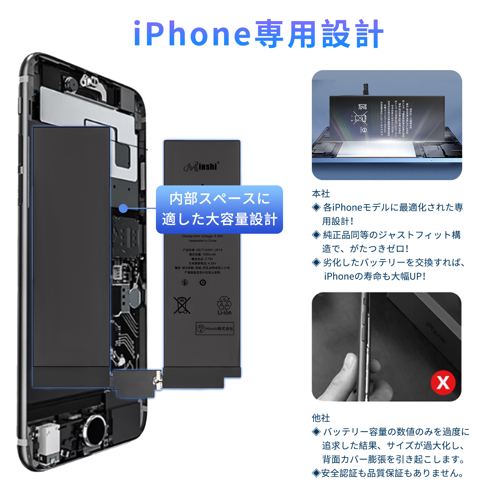 期間限定 5%OFF】新品 IPAD A2761 互換バッテリー 7680mAh 3.78V 対応