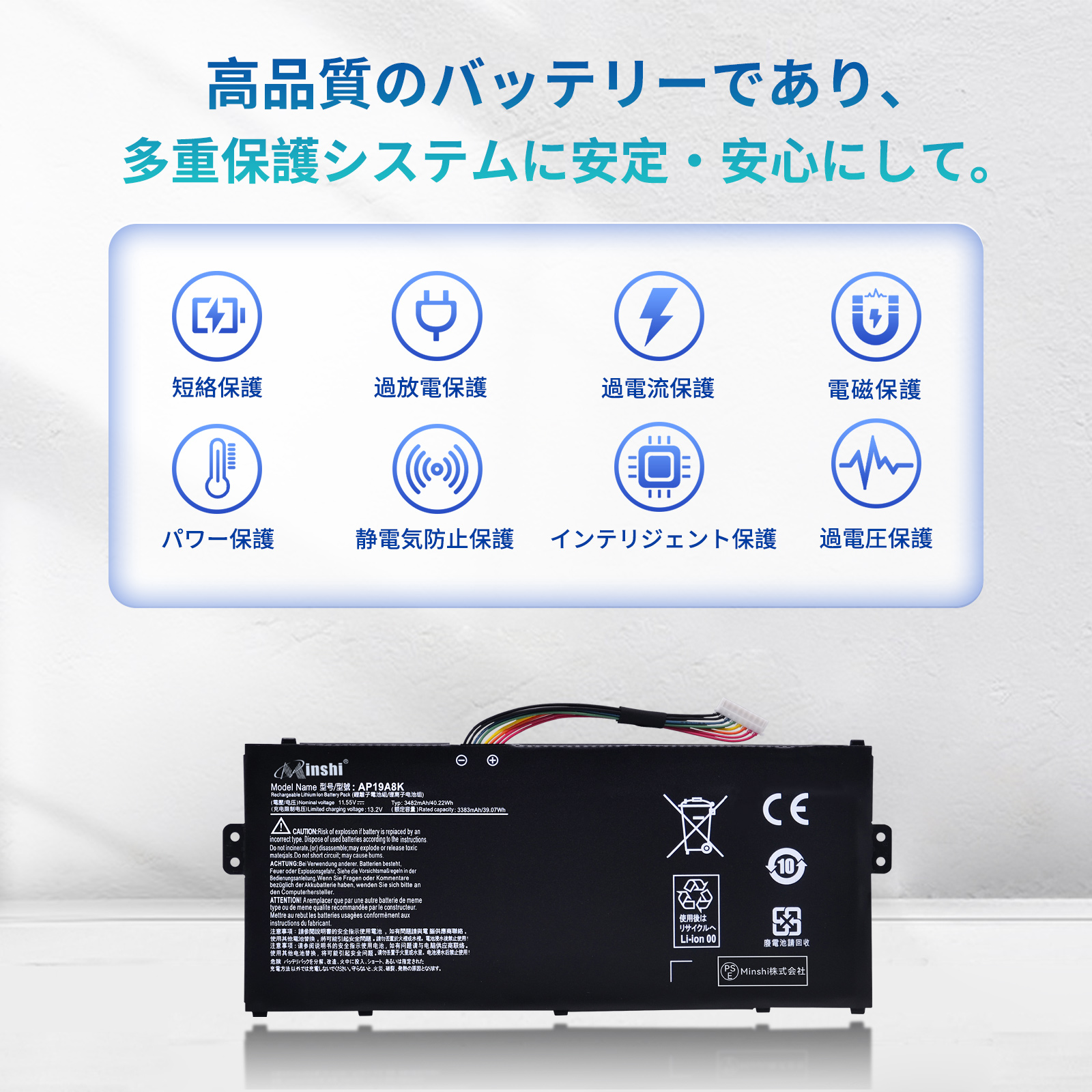 Acer Aspire R13 2in1 スタイラス付/USキー/新バッテリー acer（エイサー） 新品 ACER Chromebook Spin 311 互換バッテリー