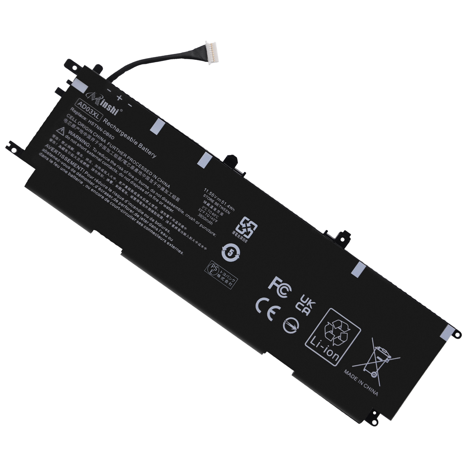 新品HP Envy 13-ad105ng 互換バッテリー【3850mAh 11.1V】 1年保証 PSE 