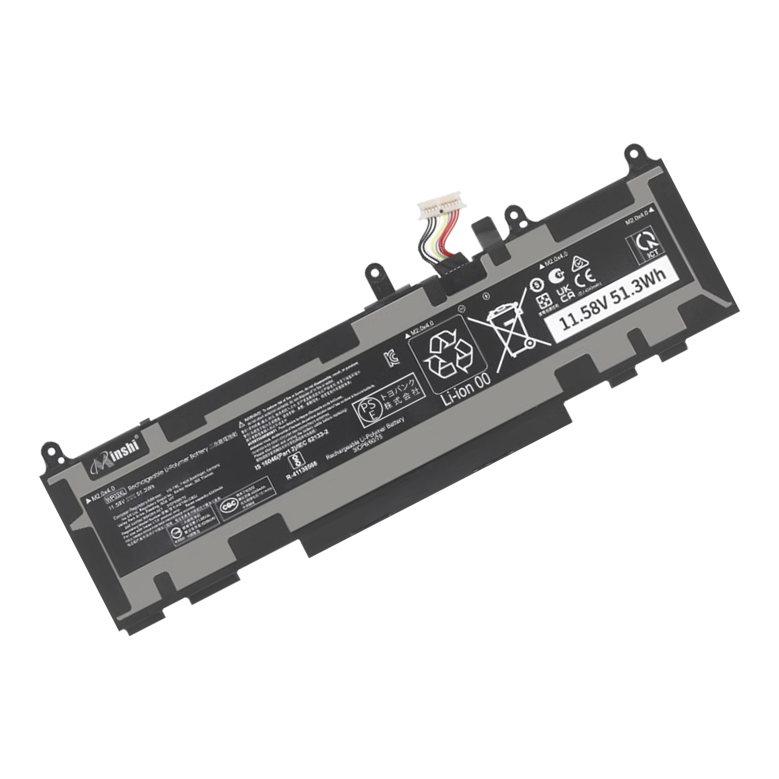 新品HP M73466-005 EliteBook 830 互換バッテリー【51.3Wh 11.58V】 1