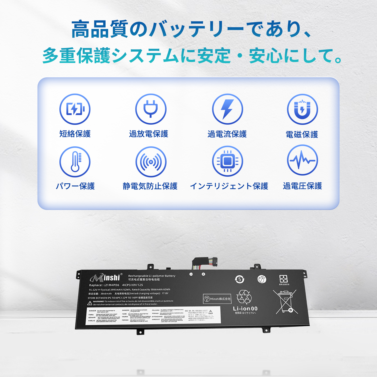 期間限定 5%OFF】新品 LENOVO ThinkBook 14 Gen 4+ IAP 互換バッテリー