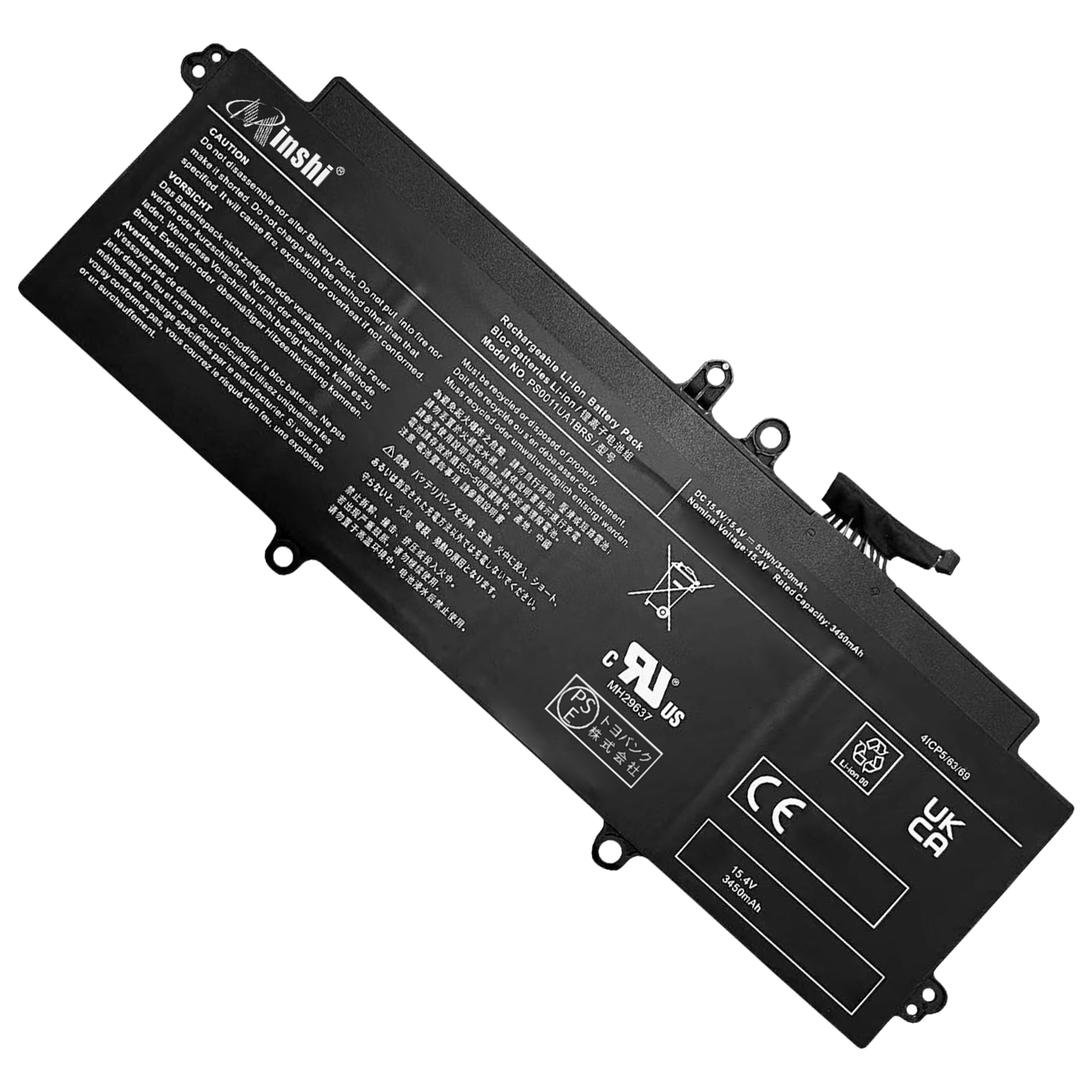 TOSHIBA パソコン　パッテリーパック　新品？　購入直後に外して保管 Toshiba GCX83/PLE 大容量互換バッテリパック 3450mAh 15.4V
