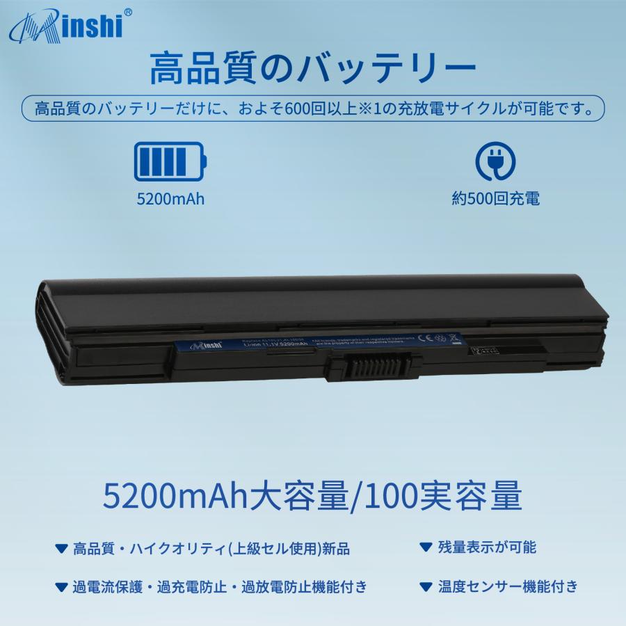 minshi ACER 1551 対応 交換バッテリー5200mAh PSE認定済 高性能 互換バッテリー｜minshi｜02