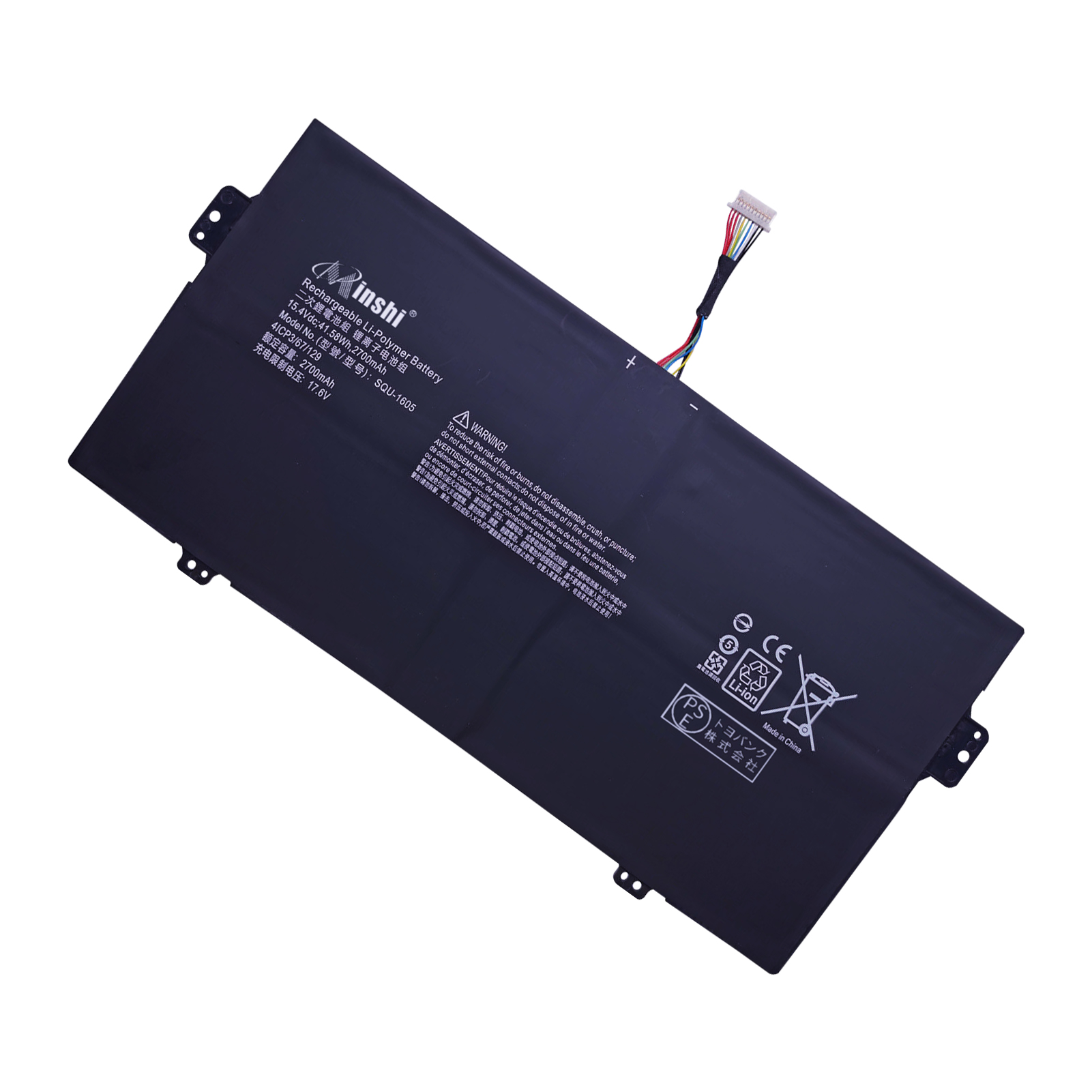 ACER SP714 51 series【2700mAh 15.4V】対応用 高性能 ノートパソコン 互換 バッテリー :ybacequ1605bk04ac yhwld:minshi