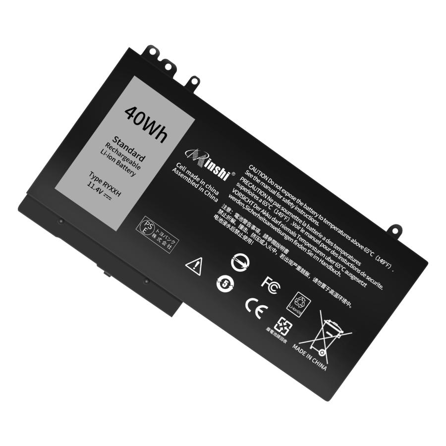 【minshi】DELL DELL Latitude E5550【40Wh 11.4V】対応用 高性能 ノートパソコン 互換 バッテリー｜minshi