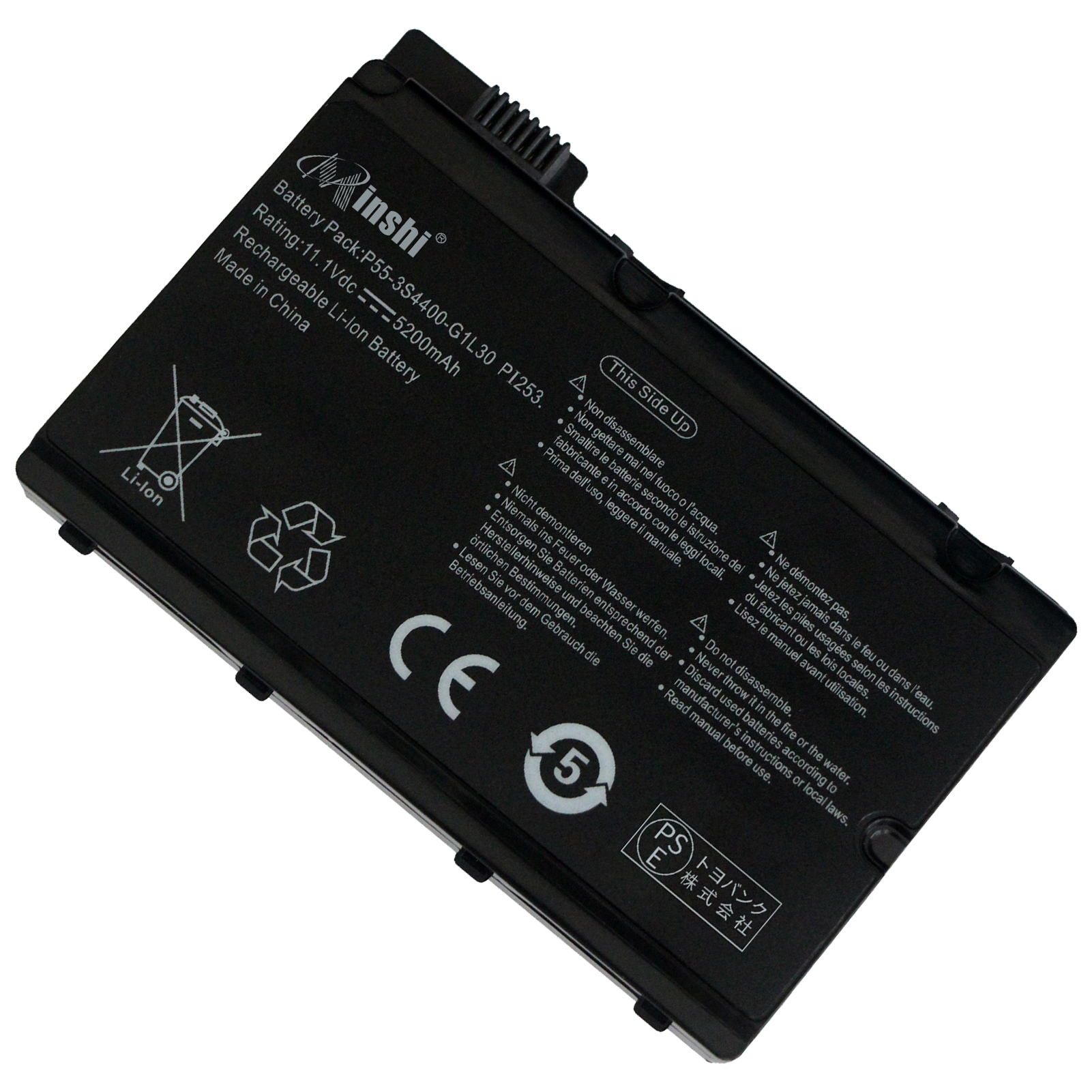 【PSE認定済】【1年保証】 minshi DELL 3S4400-C1S5-07 対応 互換バッテリー 5200mAh  高品質 交換用バッテリー｜minshi