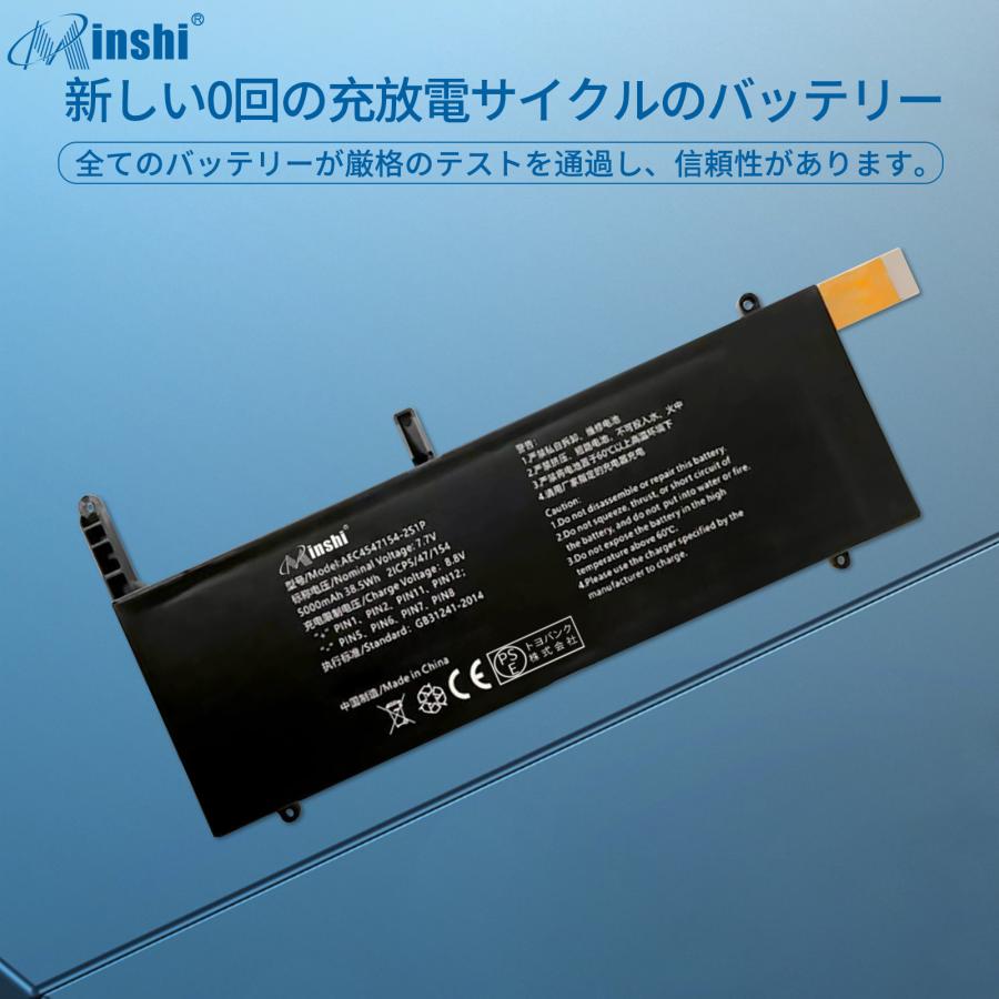 GPD pocket 3【5000mAh 7.7V】対応用 高性能 ノートパソコン 互換 バッテリー｜minshi｜04
