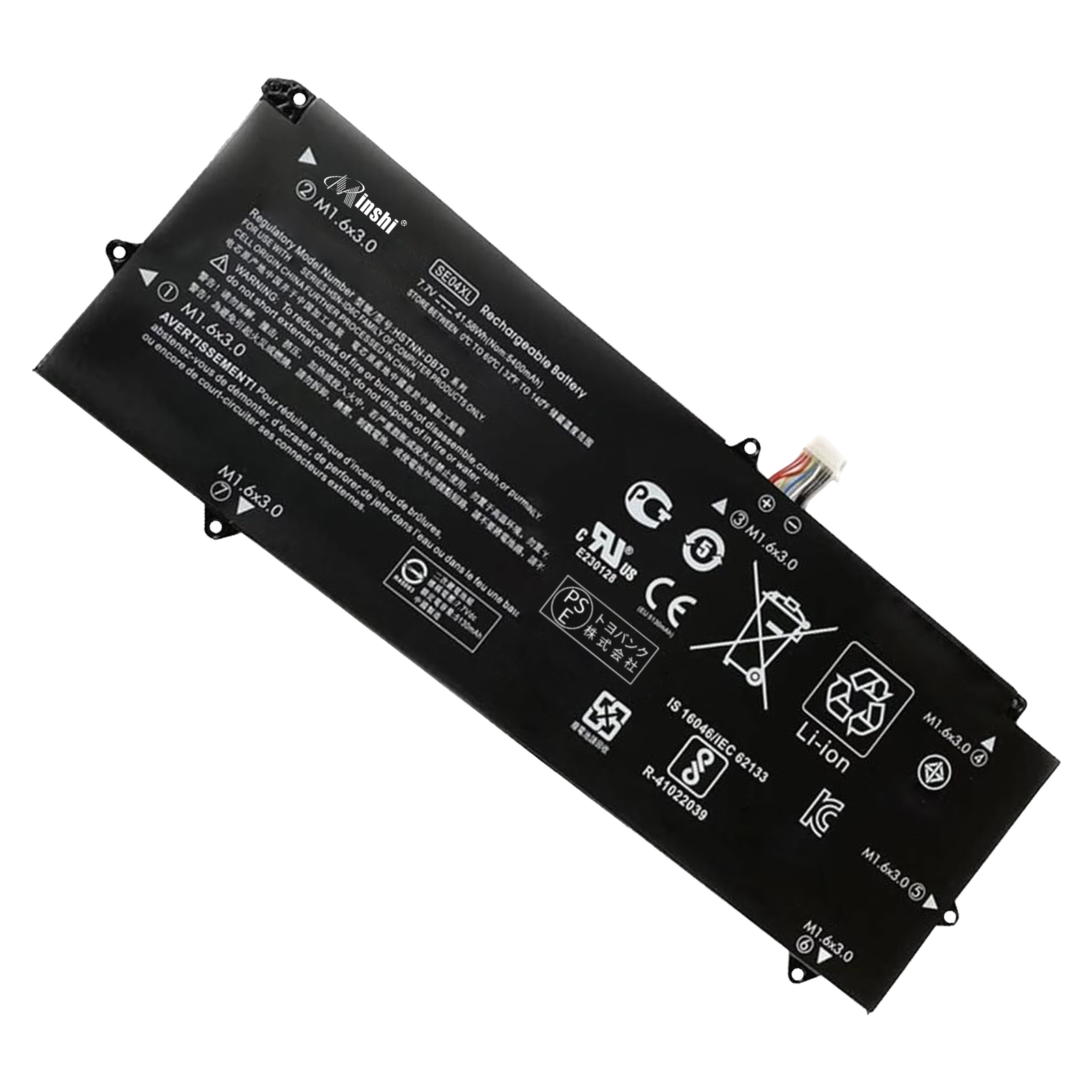 【minshi】HP Pro X2 612【5400mAh 7.7V】対応用 高性能 ノートパソコン 互換 バッテリー