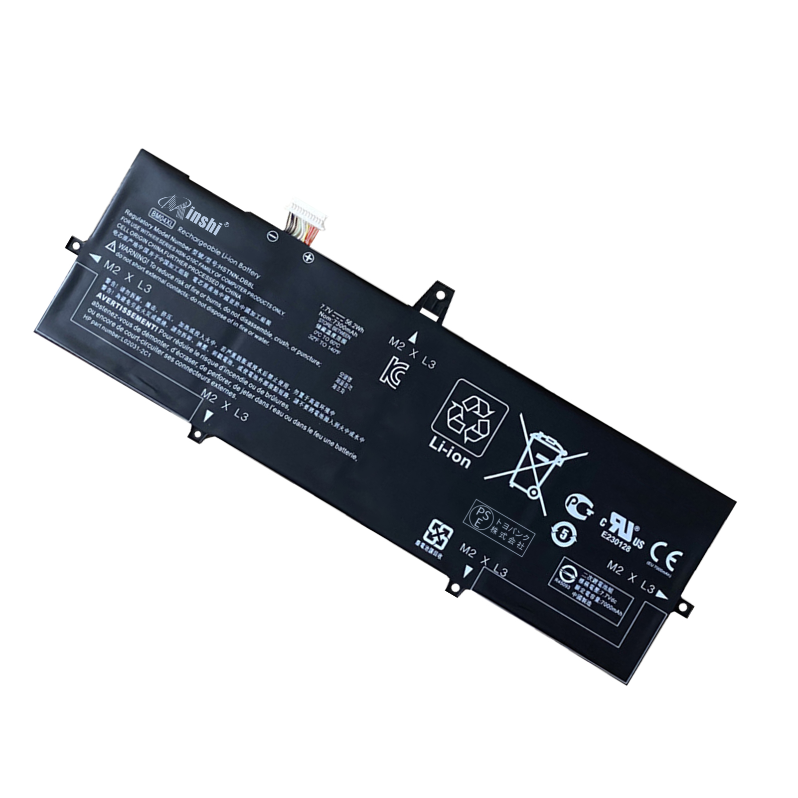 【minshi】HP L02478-855【7300mAh 7.7V】対応用 高性能 ノートパソコン 互換 バッテリー｜minshi