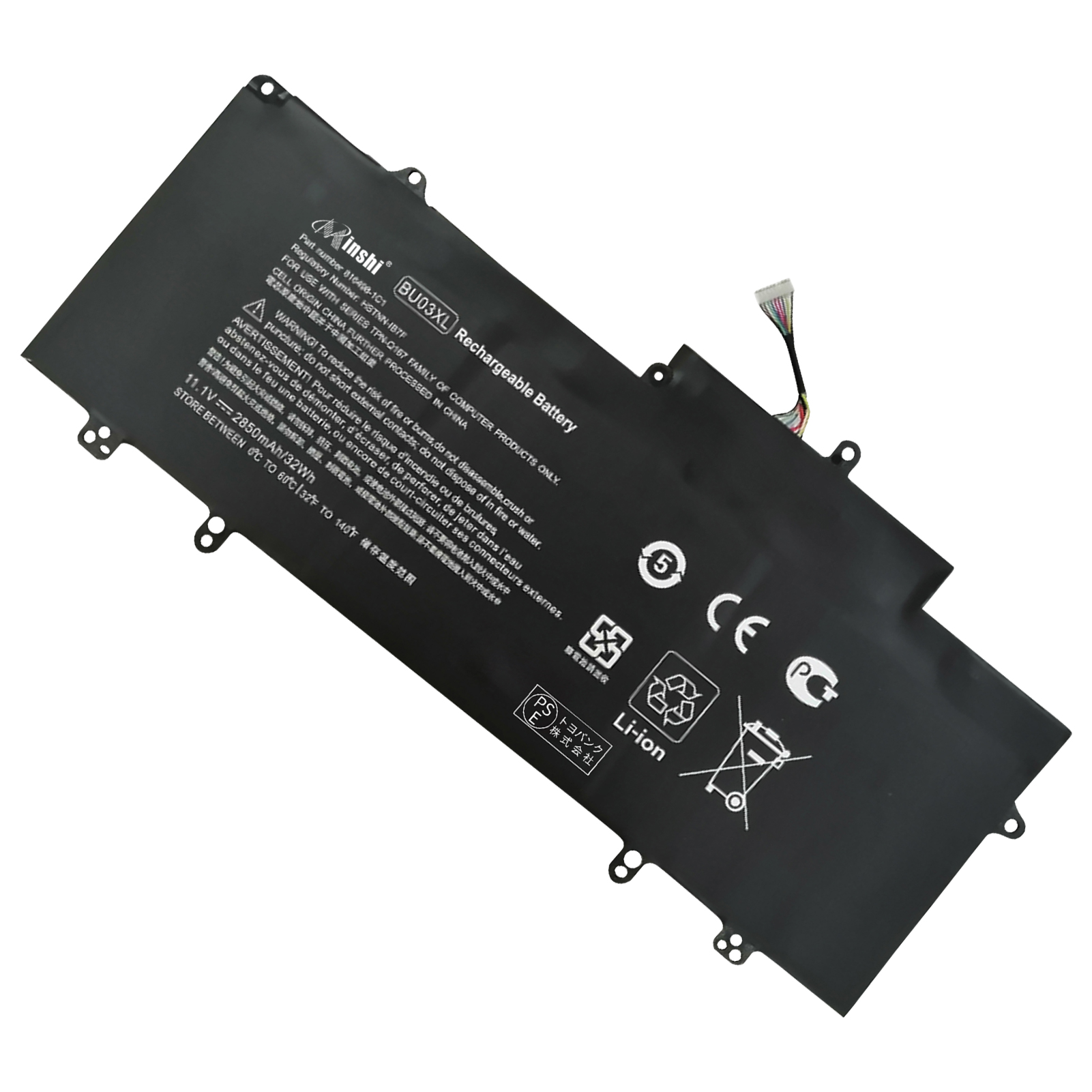 【minshi】HP Chromebook 14 AK010NR【2850mAh 11.1V】対応用 高性能 ノートパソコン 互換 バッテリー :ybhbxbu03xxbk03bg whad:minshi