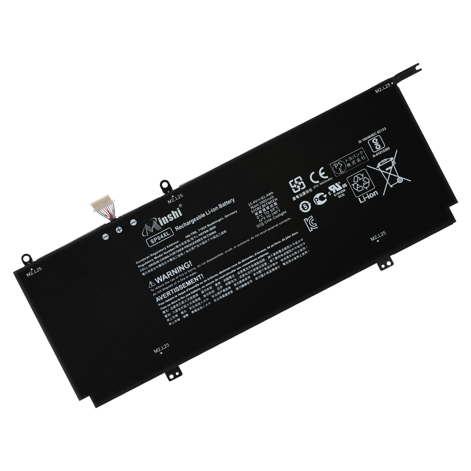 【1年保証】 minshi HP 13-ap0041TU L28764-005 対応 互換バッテリー 3987mAh PSE認定済 高品質交換用バッテリー