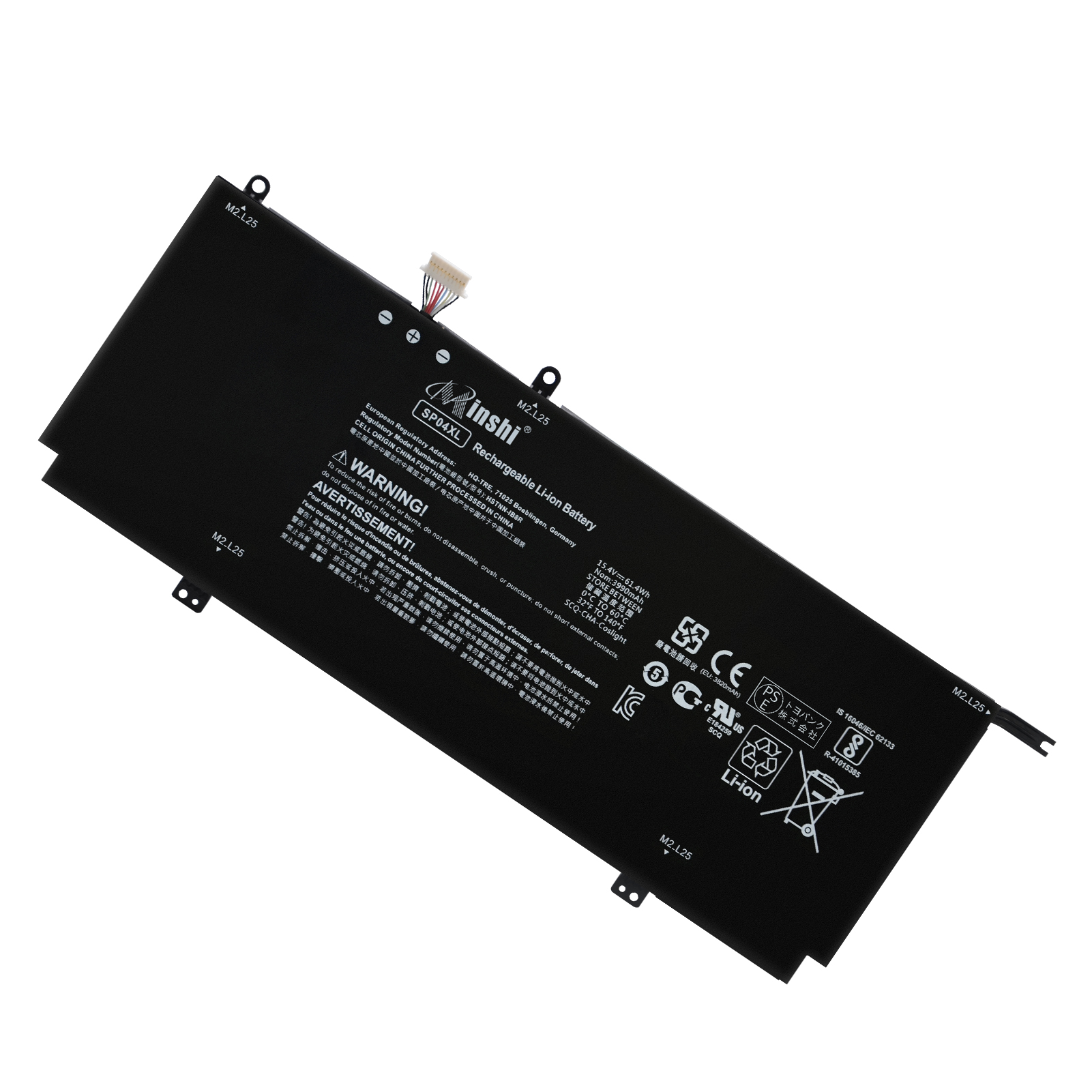  minshi HP SP04XL Spectre x360 13-ap0000  3990mAh  高品質交換用バッテリー