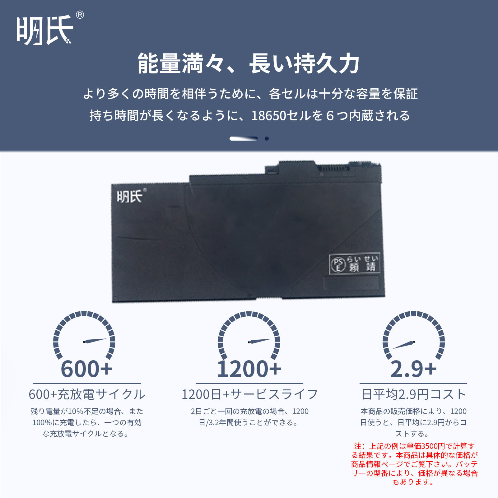 【minshi】HP HP EliteBook 840 G1 Series【5000mAh 11.1V】対応用 高性能 互換 バッテリー｜minshi｜03