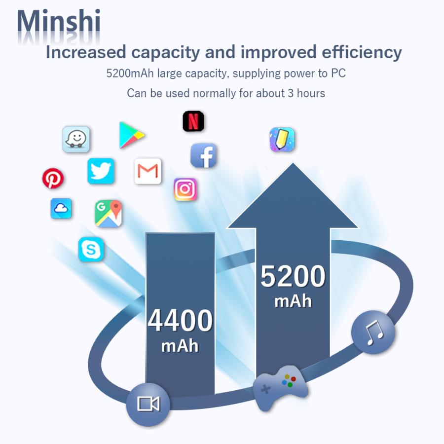 【1年保証】 minshi HP Mini110-3100 対応 互換バッテリー 5200mAh PSE認定済 高品質交換用バッテリー｜minshi｜03