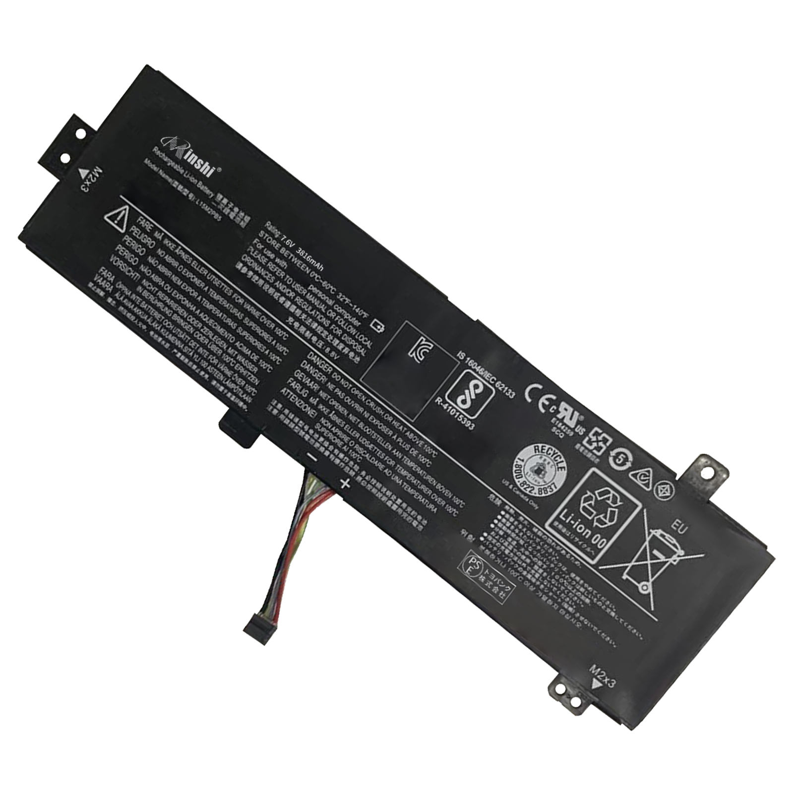 【minshi】Lenovo L15L2PB3【3816mAh 7.6V】対応用 高性能 ノートパソコン 互換 バッテリー :yblenl15m2pbk03av whad:minshi