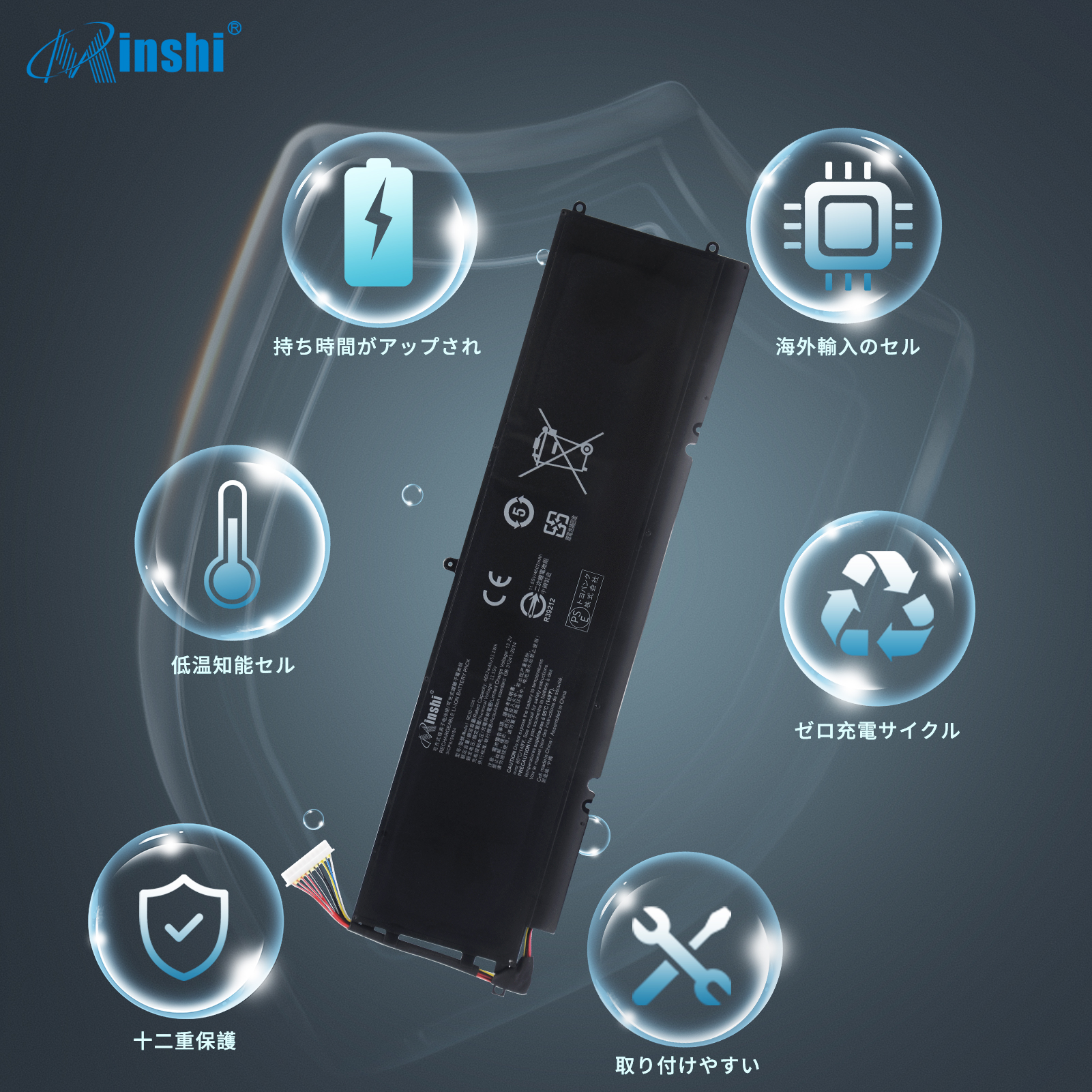 1年保証】 minshi razer RC30-0281 対応 互換バッテリー 4602mAh PSE認定済 高品質交換用バッテリー :  yblsx0281hhbk04ab-yh : minshi - 通販 - Yahoo!ショッピング