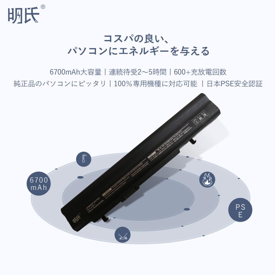 【クーポンで最大1000円オフ】minshi NECPC-VP-BP89 対応 交換バッテリー 6700mAh 互換バッテリー