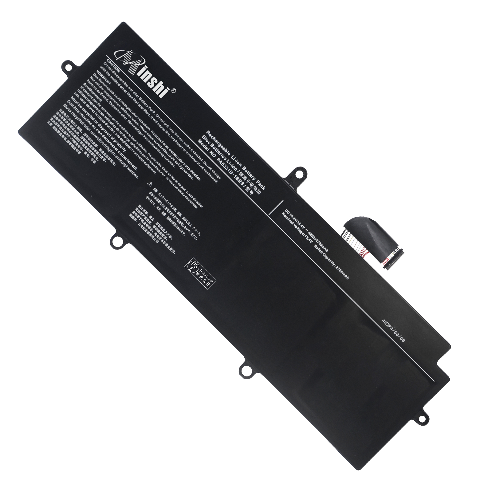  minshi PA5331U-1BRS Portege R30-A 対応 PA5331U-1BRS 2700mAh PSE認定済 交換用バッテリー