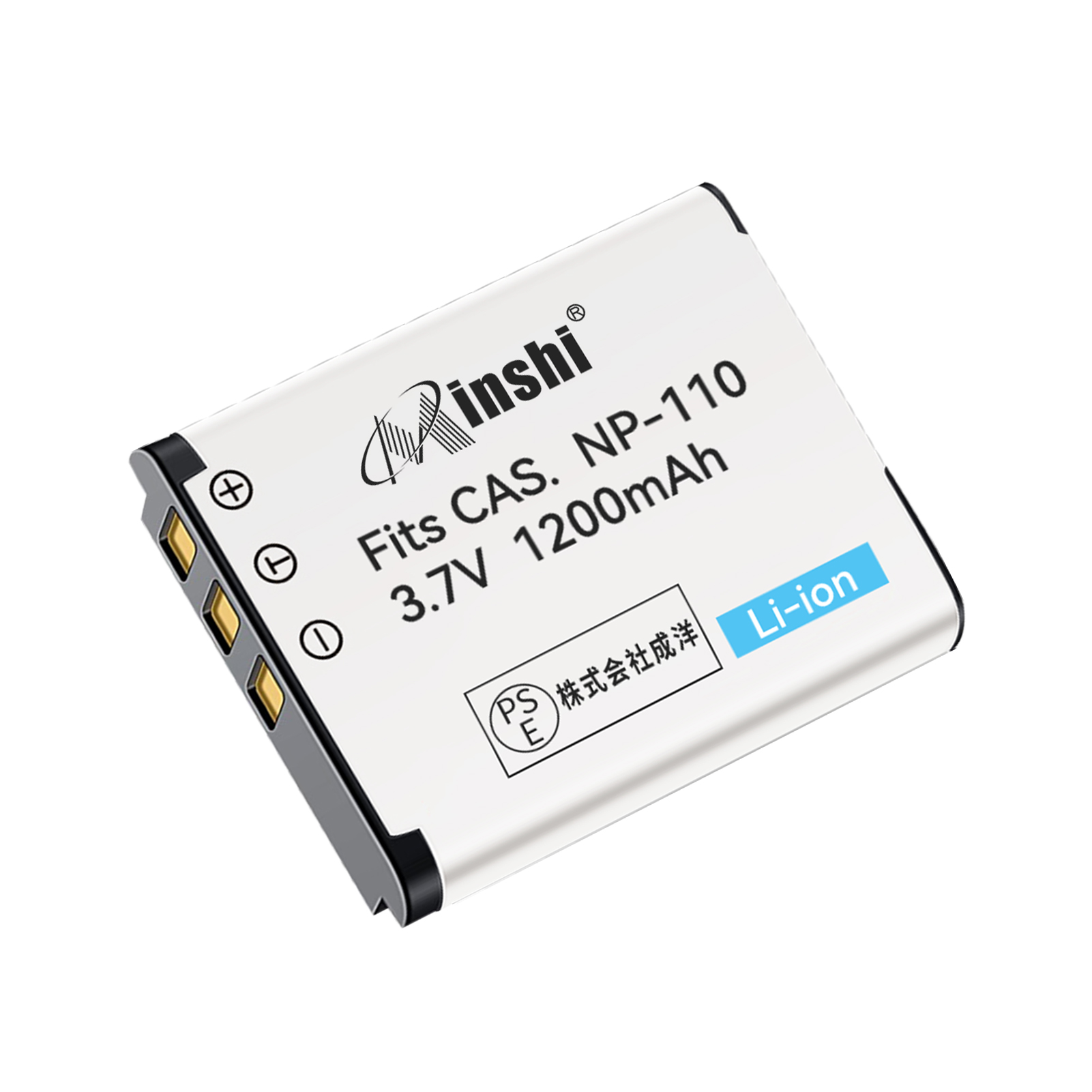 【1年保証】minshi CASIO NP-110 NP-160【1200mAh 3.7V】PSE認定済 高品質BN-VG212U NP-160交換用バッテリー