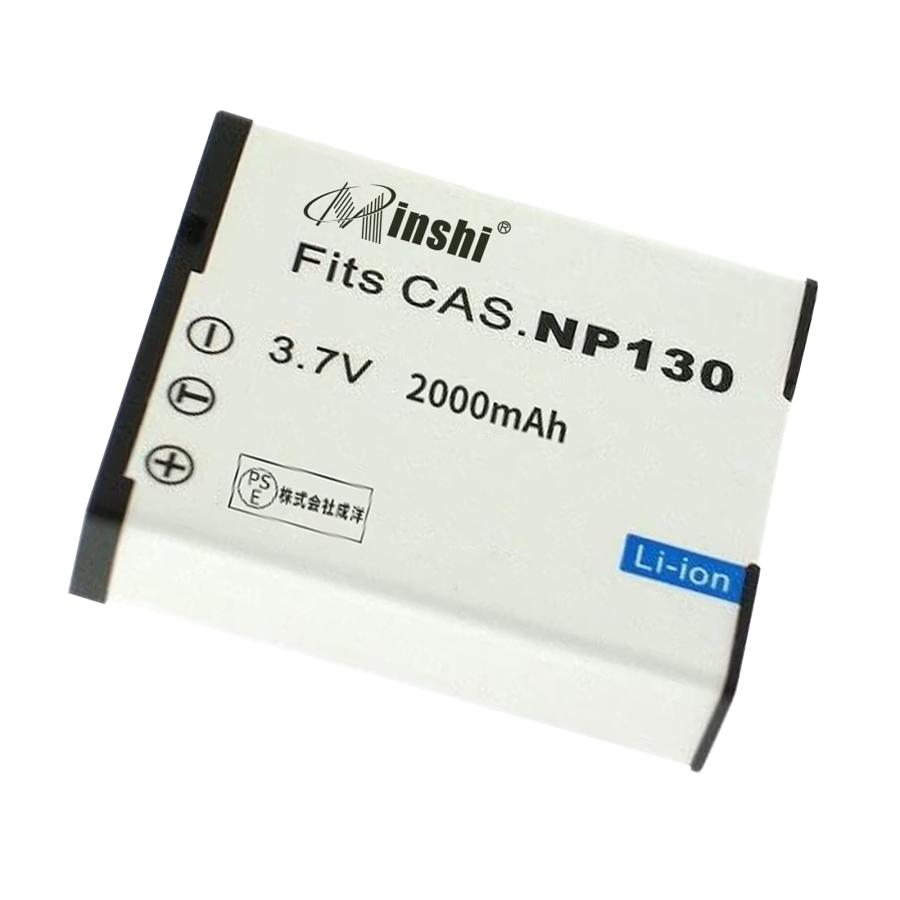 minshi CASIO EX-H30 PSE認定済 高品質NP-130互換バッテリーWHG