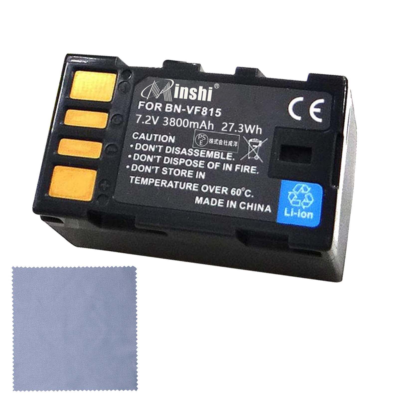 【クロス付き】minshi GC-YJ40【3800mAh 7.2V】 高品質 交換用バッテリー｜minshi