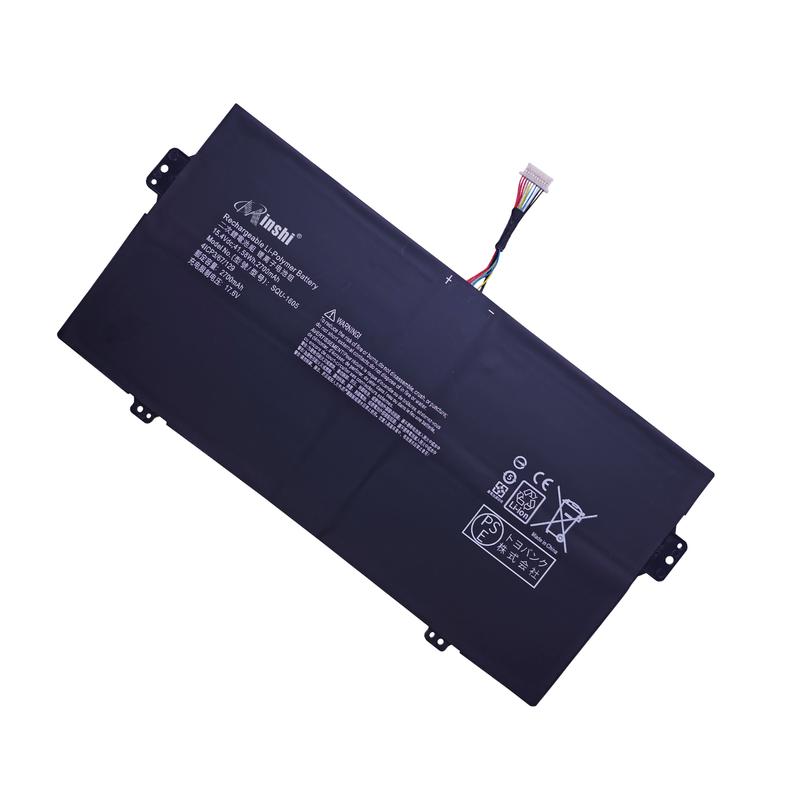 ACER ACER SF713 51 series 大容量互換バッテリパック 2700mAh 15.4V 対応用 １年保証 高性能 PSE認証 互換バッテリー :yhacequ1605bk04ab yhxak:minshi