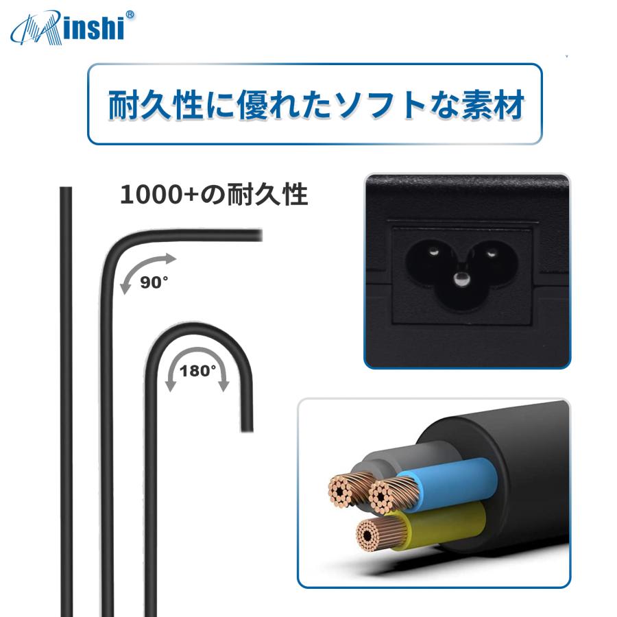  minshi 東芝 X551M 対応 互換ACアダプター65W PSE認定済 高品質交換互換充電器