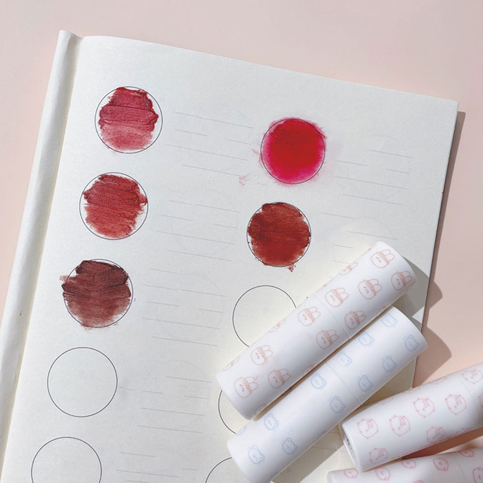 minshiリップティント 5クールビーンコーヒーソフトリップバームリップ