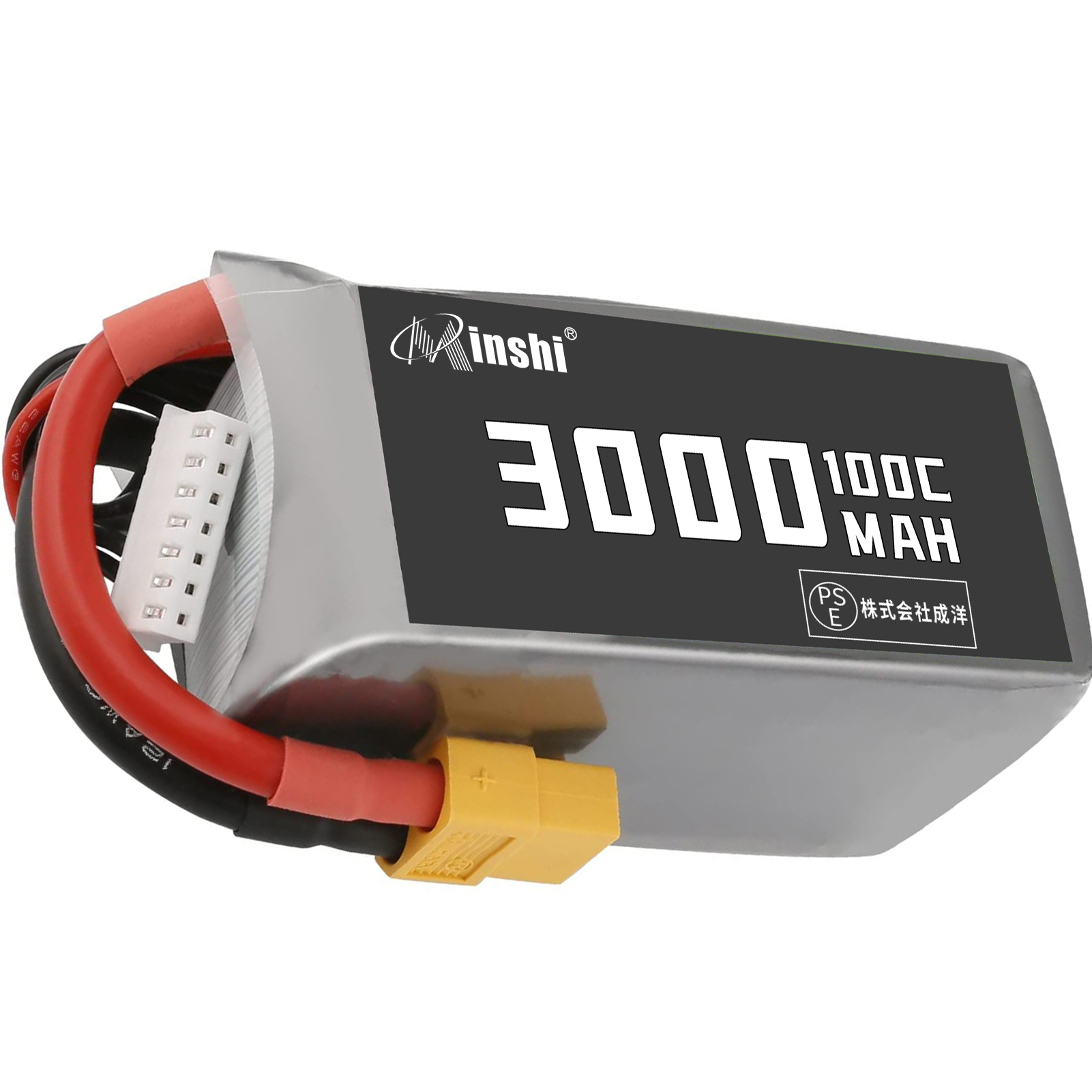 【おもちゃ専用】minshi XT60【1300mAh 22.2V】RCカー/レーシングカー多種類RCモデル互換用 高品質な互換バッテリー
