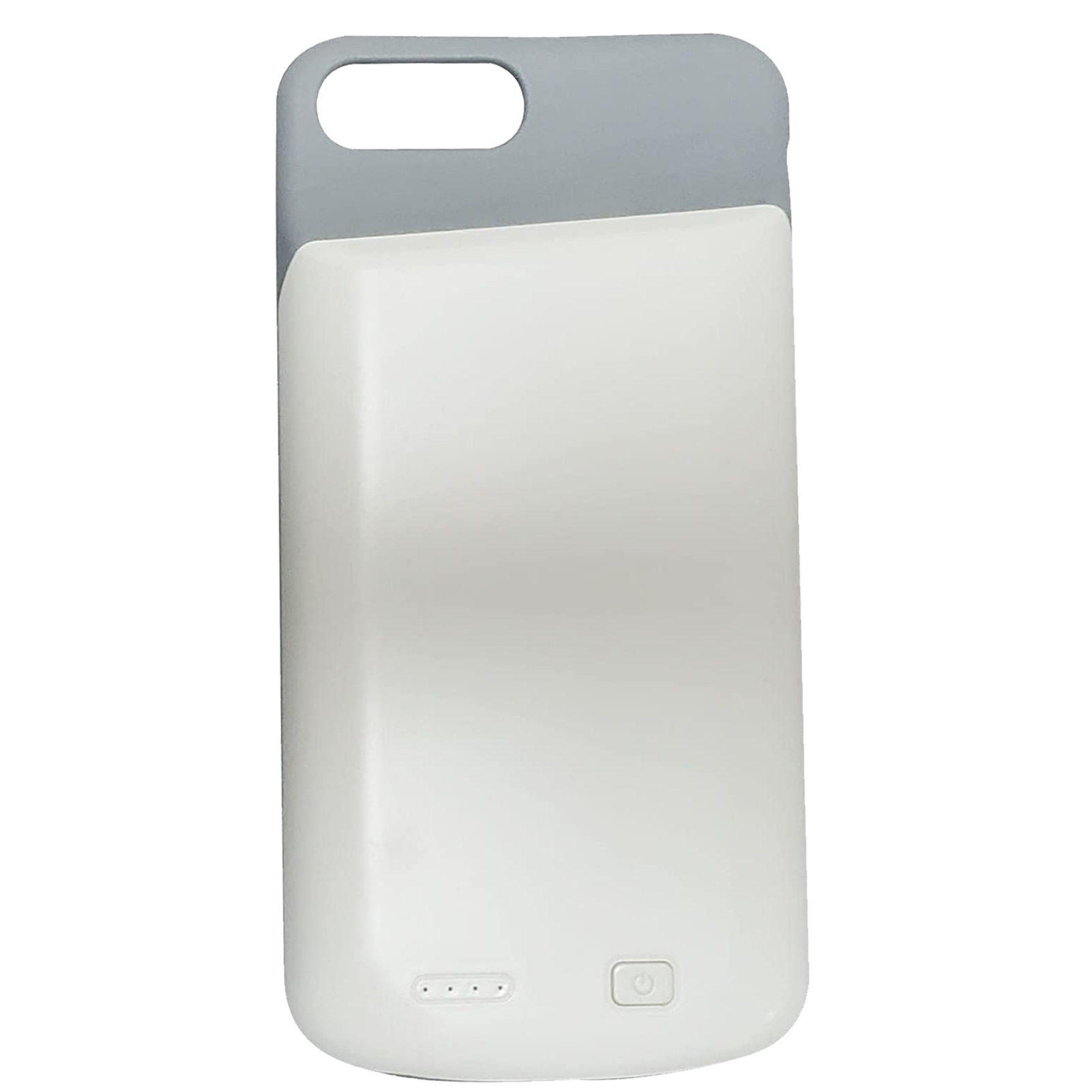 ケース型バッテリー iPhone 8 Plus 薄型バッテリーケース 6000mAh シリコン ケース 耐衝撃 バッテリー内蔵ケース 充電ケース 急速充電 ホワイト 保護ケース｜minshi