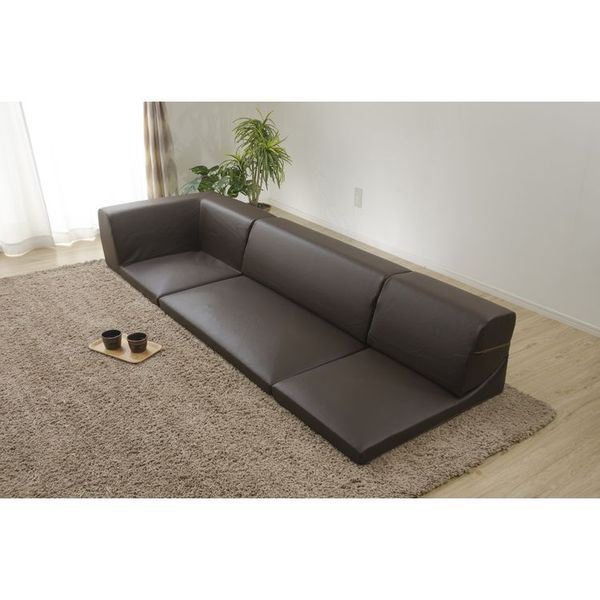 コーナーソファー 3点セット 〔1人掛け＋2人掛け＋コーナーソファ PVC