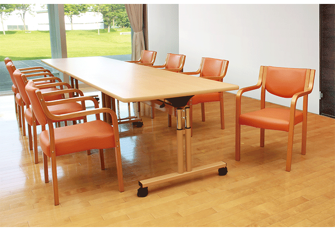 福祉介護におすすめの木製チェア　MC-510NAイメージ