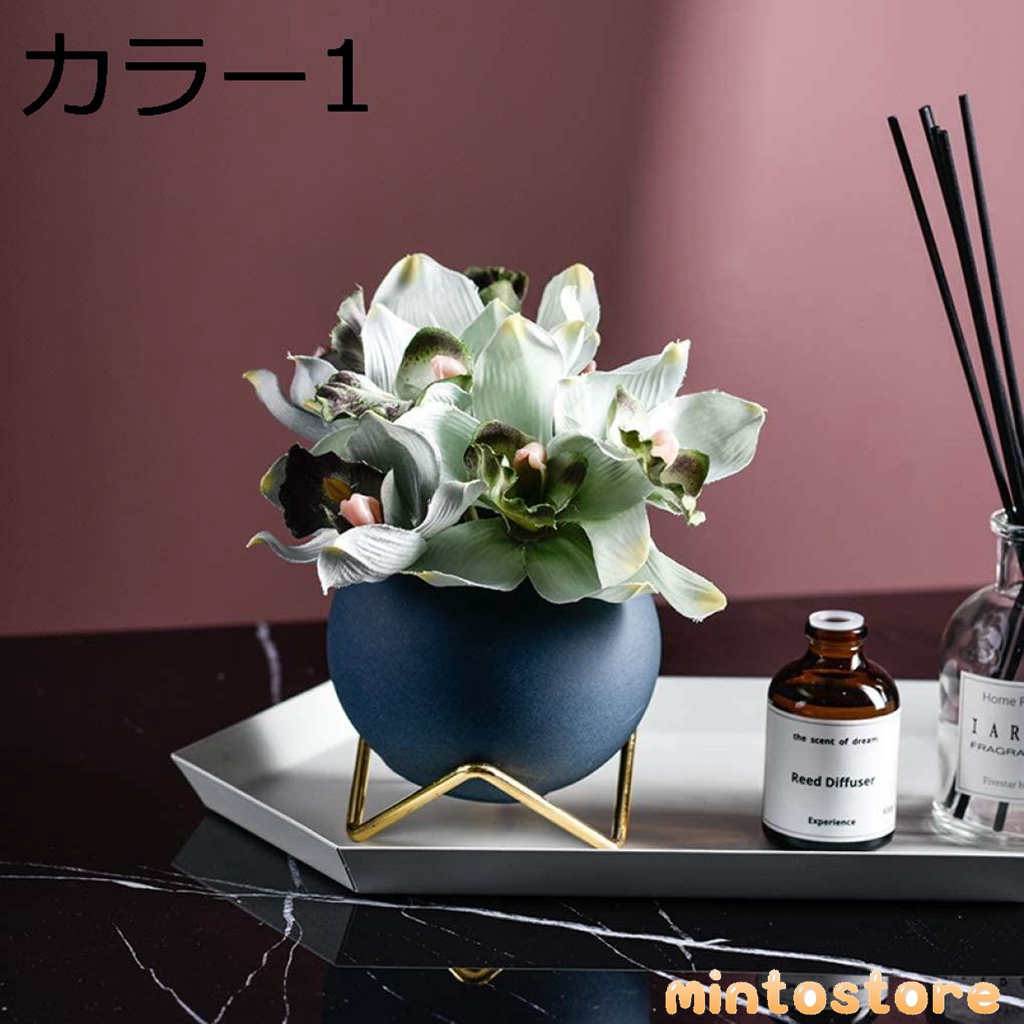 春のコレクション インテリア 手作りフラワー 枯れない花 森の屋造花 癒し 鉢植え造花 人工観葉植物 本物そっくり アートフラワー 明るい色合い ミニプラント アートフラワー鉢花