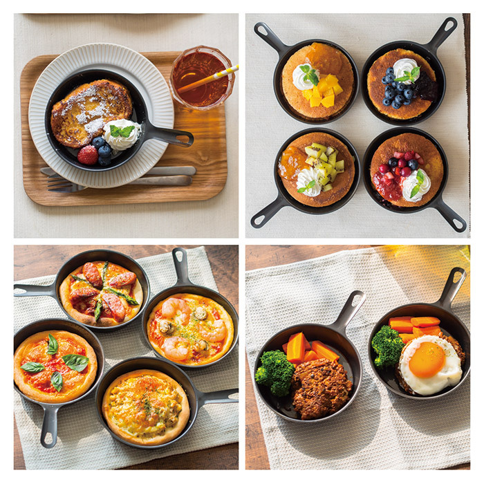 ミニ スキレット 13cm IH対応 オーブン グリル トースター フライパン