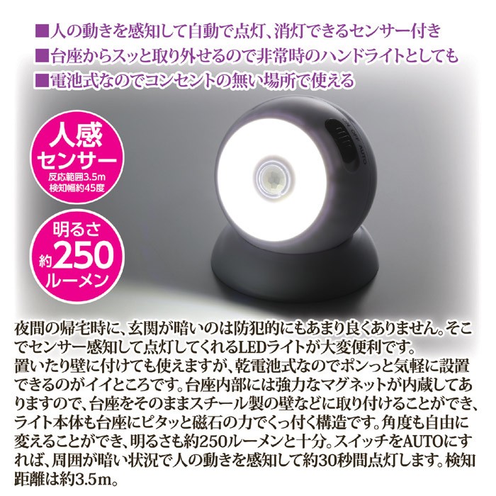 セーブインダストリー センサーライト 人感 屋外 COB センサーライト