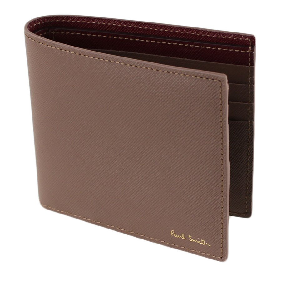 ポールスミス 財布 メンズ 二つ折り 小銭入れなし PAUL SMITH 4832