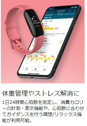 Fitbit Inspire2 フィットネストラッカー L/Sサイズ [並行輸入品