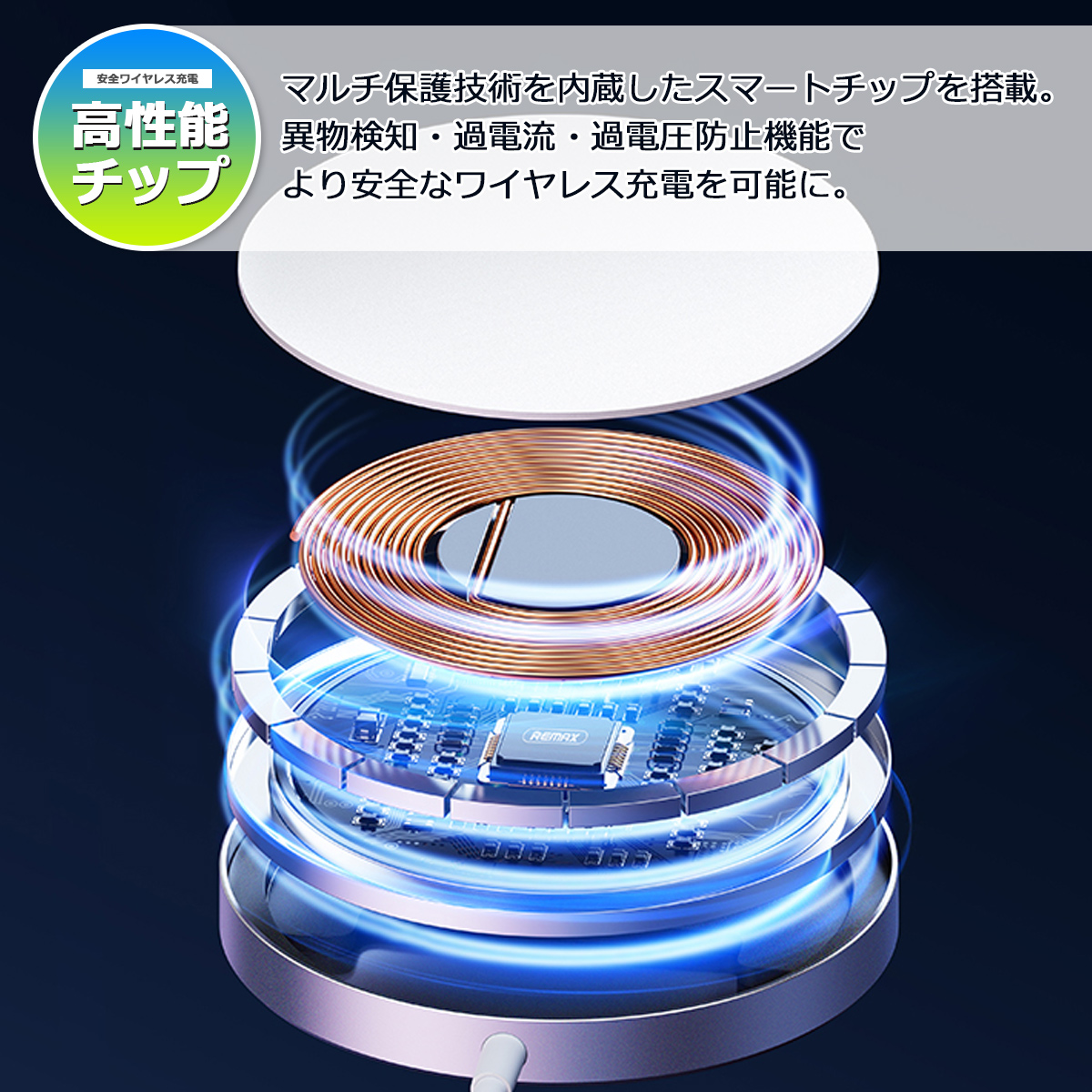 ワイヤレス充電器 MagSafe充電器 iPhone 急速充電 AirPods マグネット