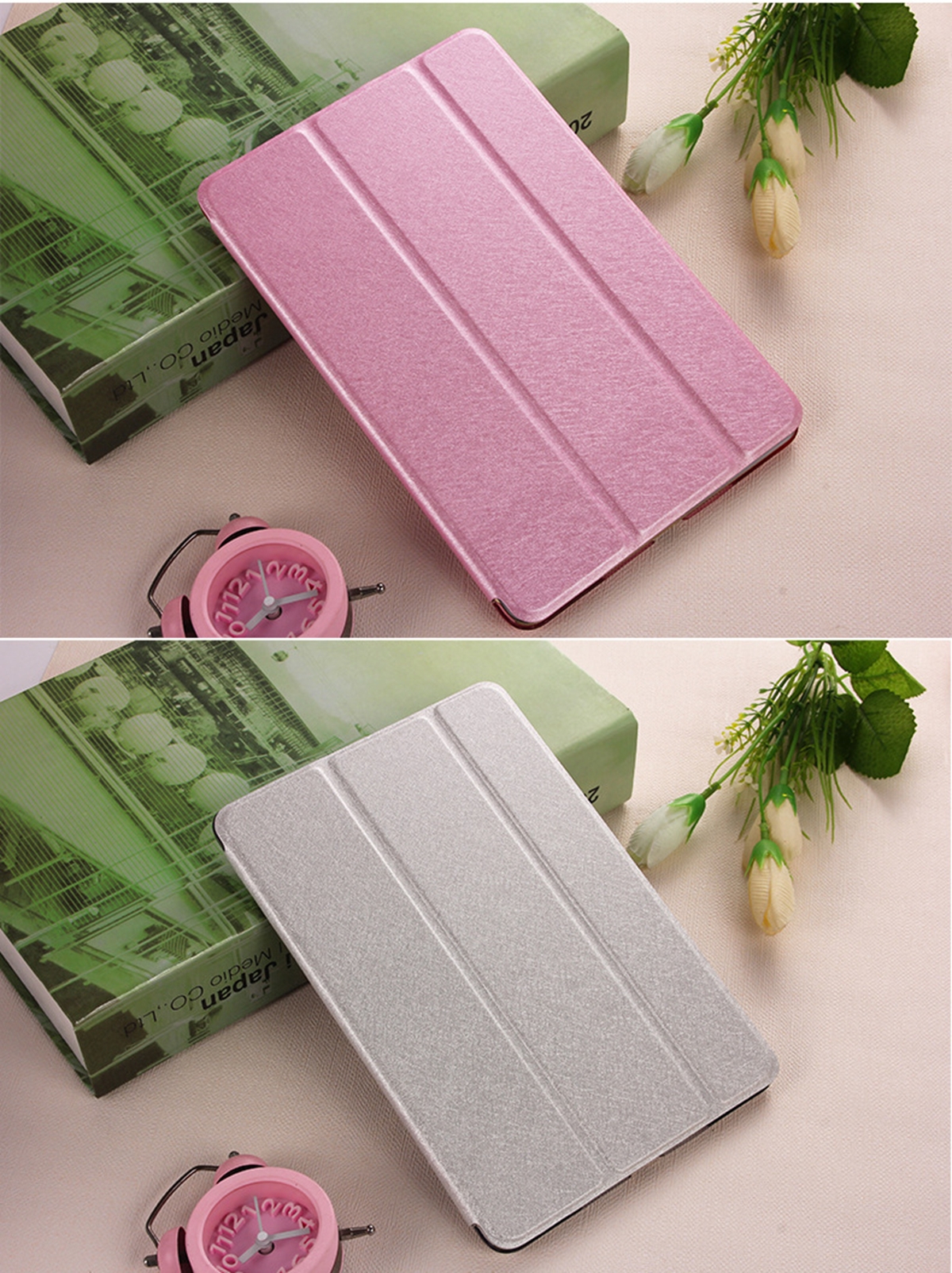 iPad ケース 全機種対応 蚕絲紋 軽量 薄型 Smart Cover 三つ折り