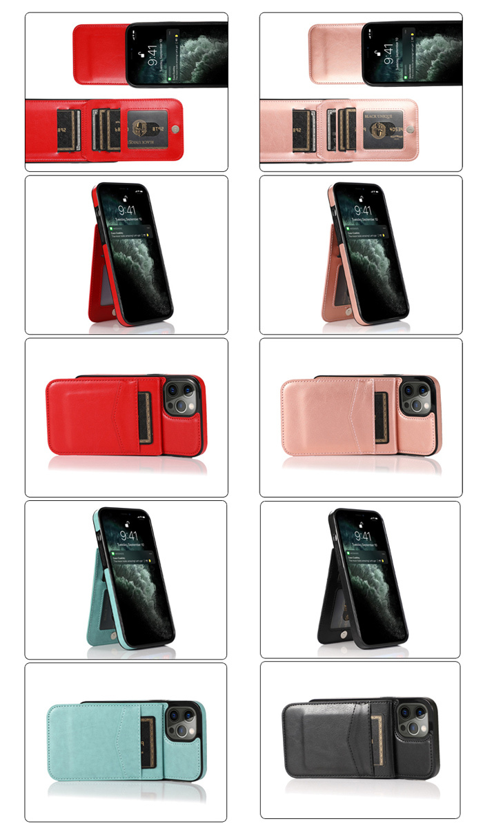 iPhone12 mini ケース SE第二世代 SE2 カバー 背面カード収納 カードポケット 12pro max iPhone8 かわいい シンプル 無地 おしゃれ スマホスタンド 大人【YUPT】 |  | 08