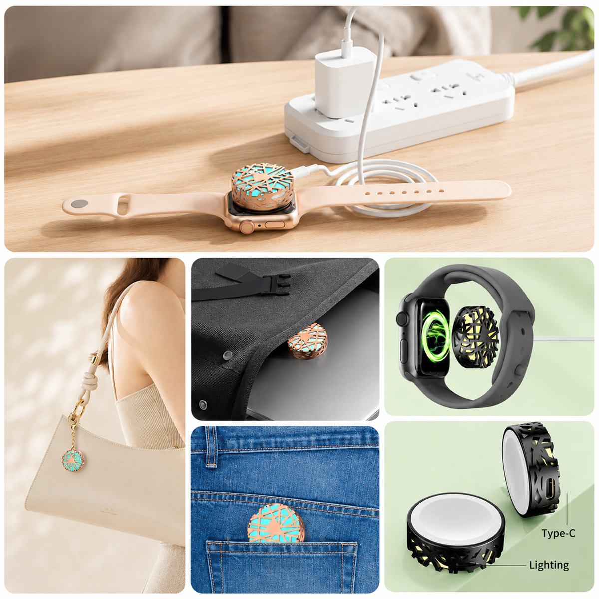 Apple Watch 充電器 急速充電 高速充電 アップルウォッチ ワイヤレス