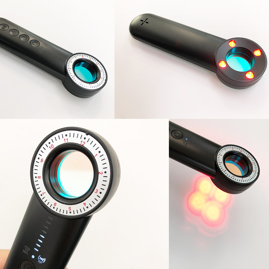 隠しカメラ 盗聴器 発見機 2個セット 探知機 盗聴 盗撮 GPS WI-Fi 電波